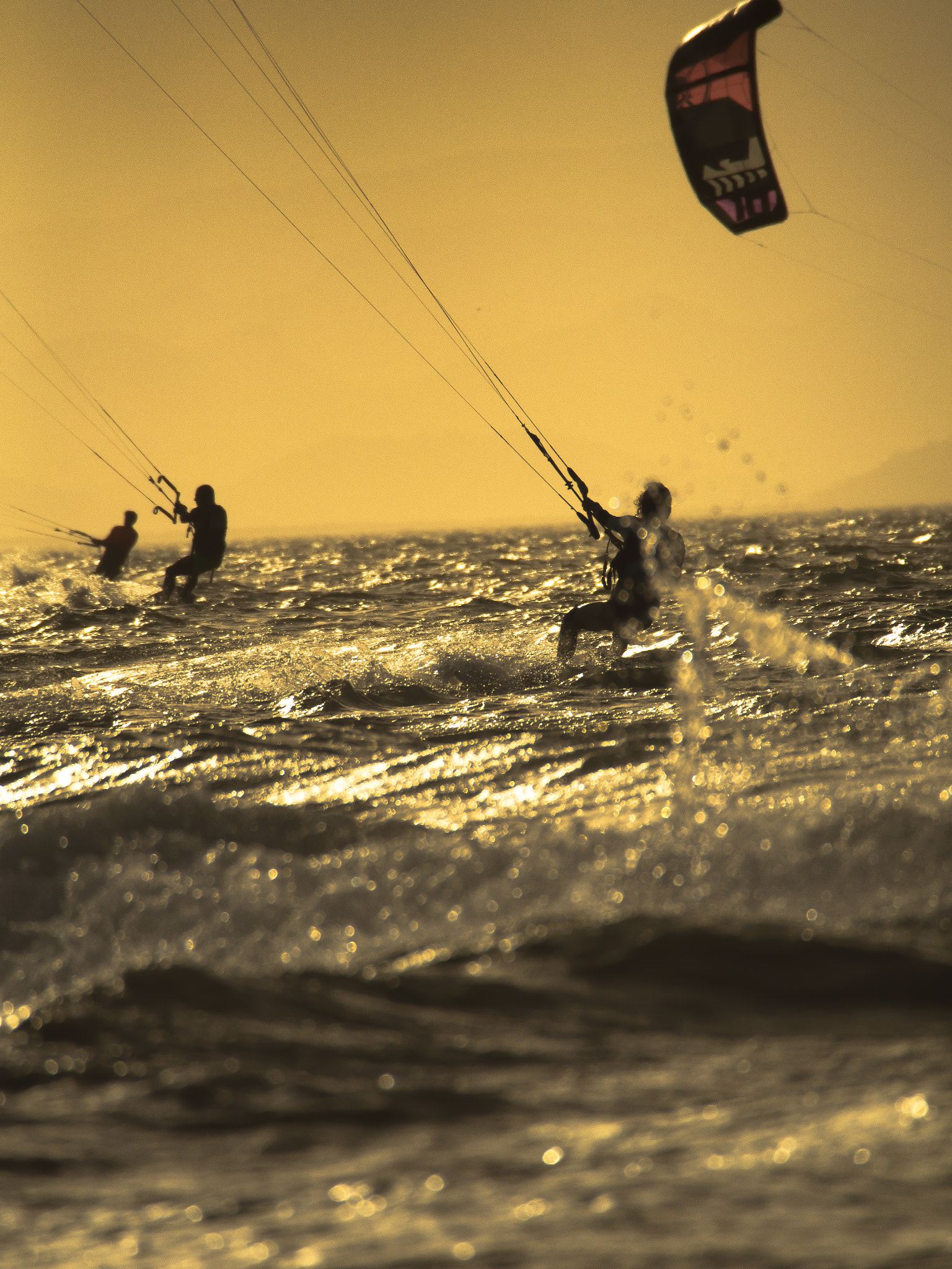 Olympus OM-D E-M5 sample photo. Kite surfing photography