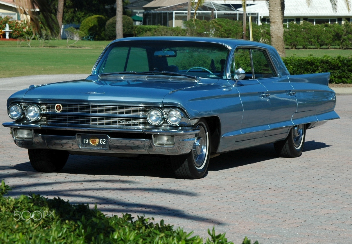 Nikon D70 sample photo. 1962 cadillac deville photography
