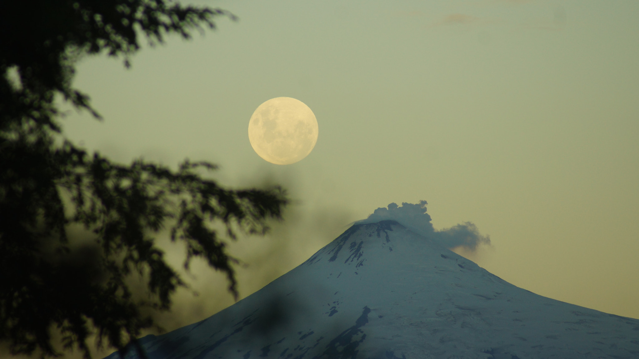 Sony SLT-A65 (SLT-A65V) sample photo. Volcan villarrica photography