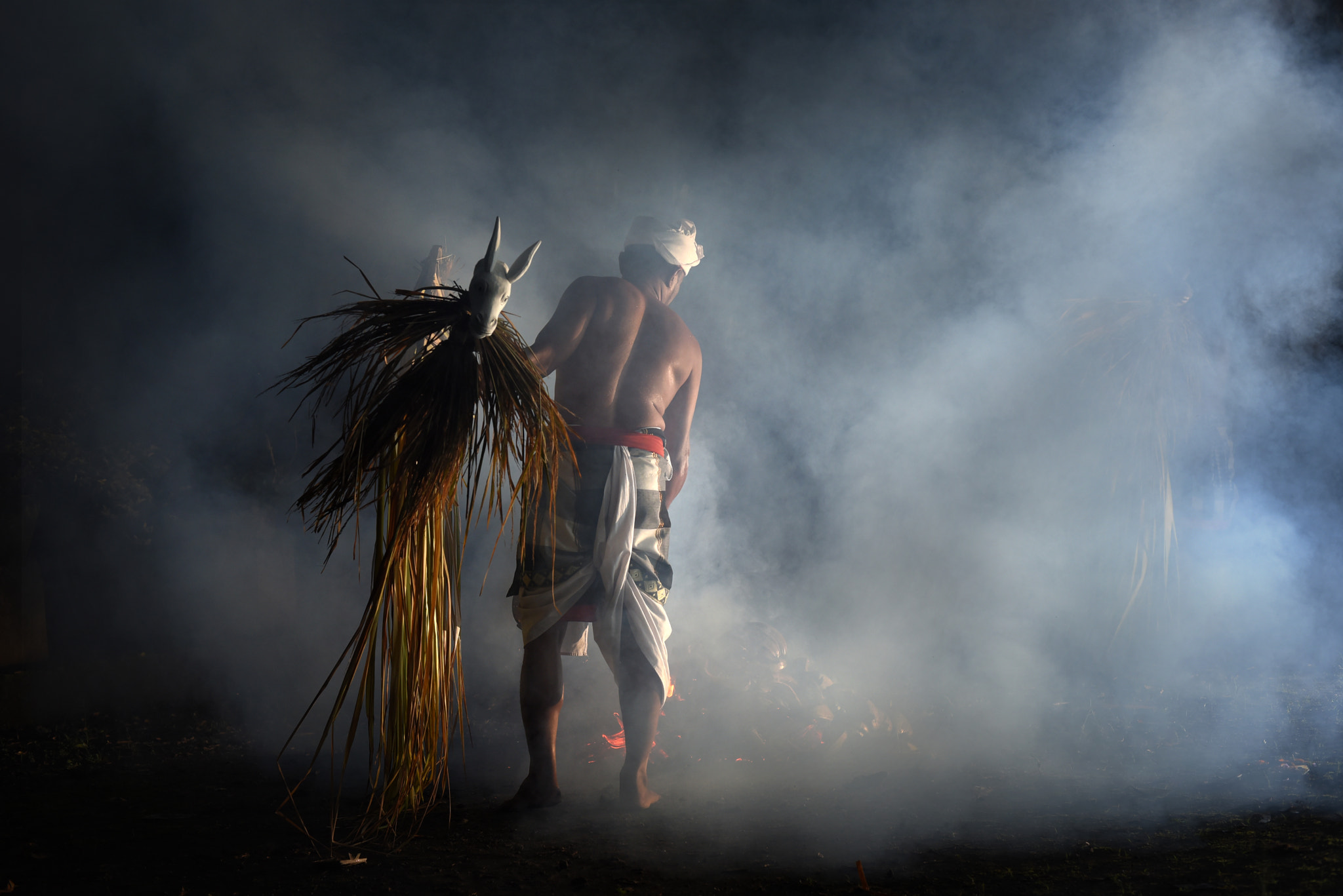 Nikon D750 + Nikon AF Nikkor 50mm F1.4D sample photo. Sanghyang jaran dance photography