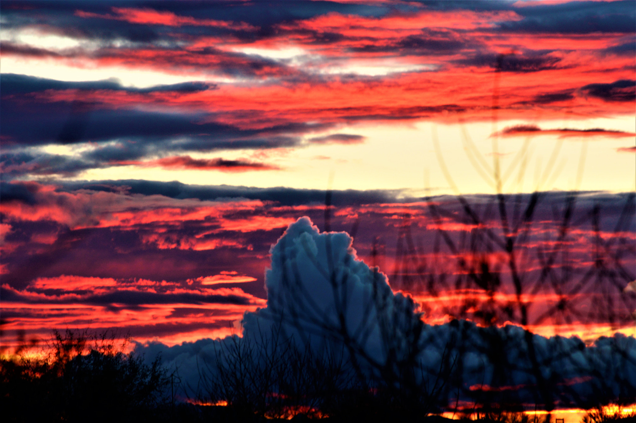 Sunset over Chandler, Arizona