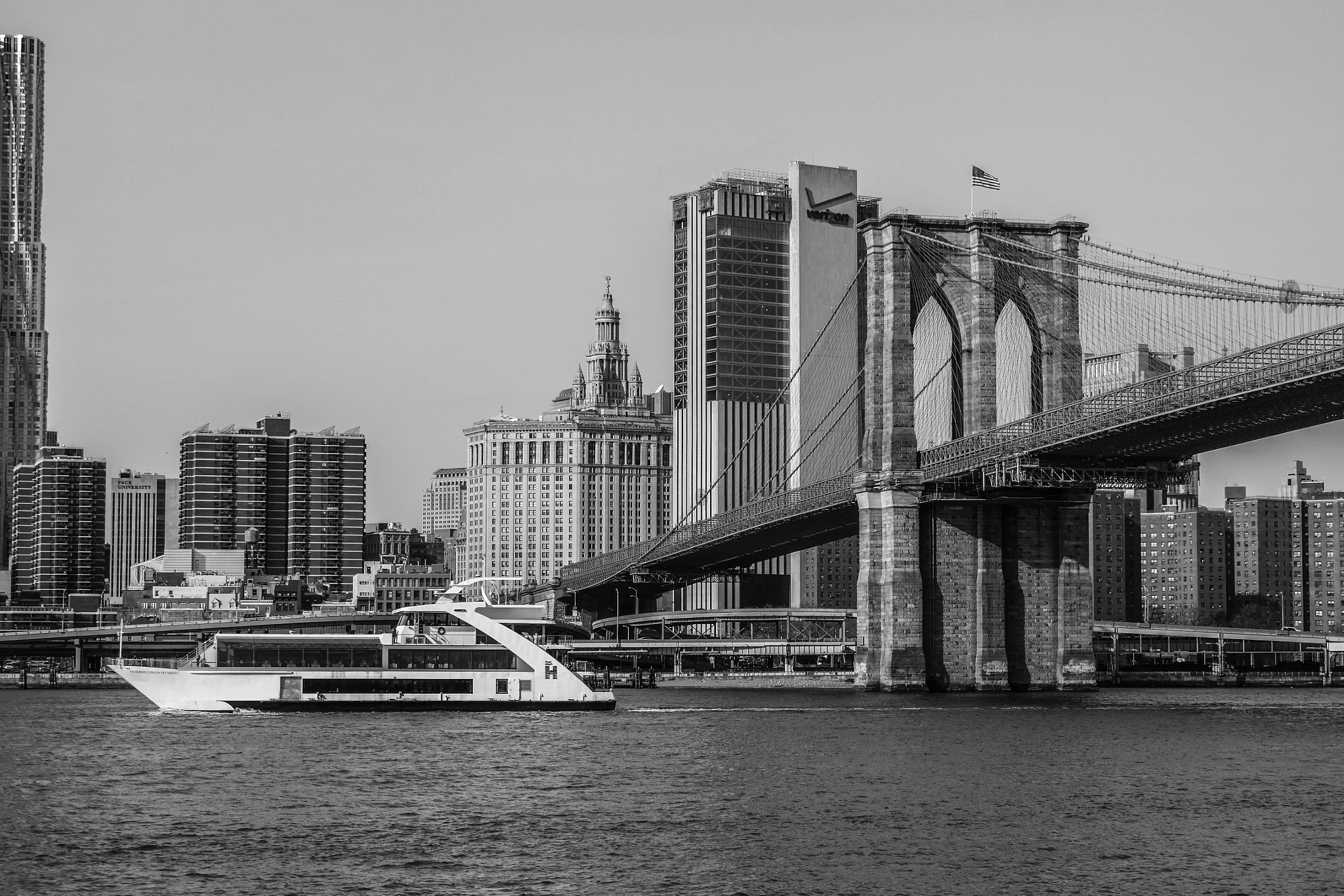 Panasonic Lumix DMC-G7 sample photo. Brooklyn bridge photography