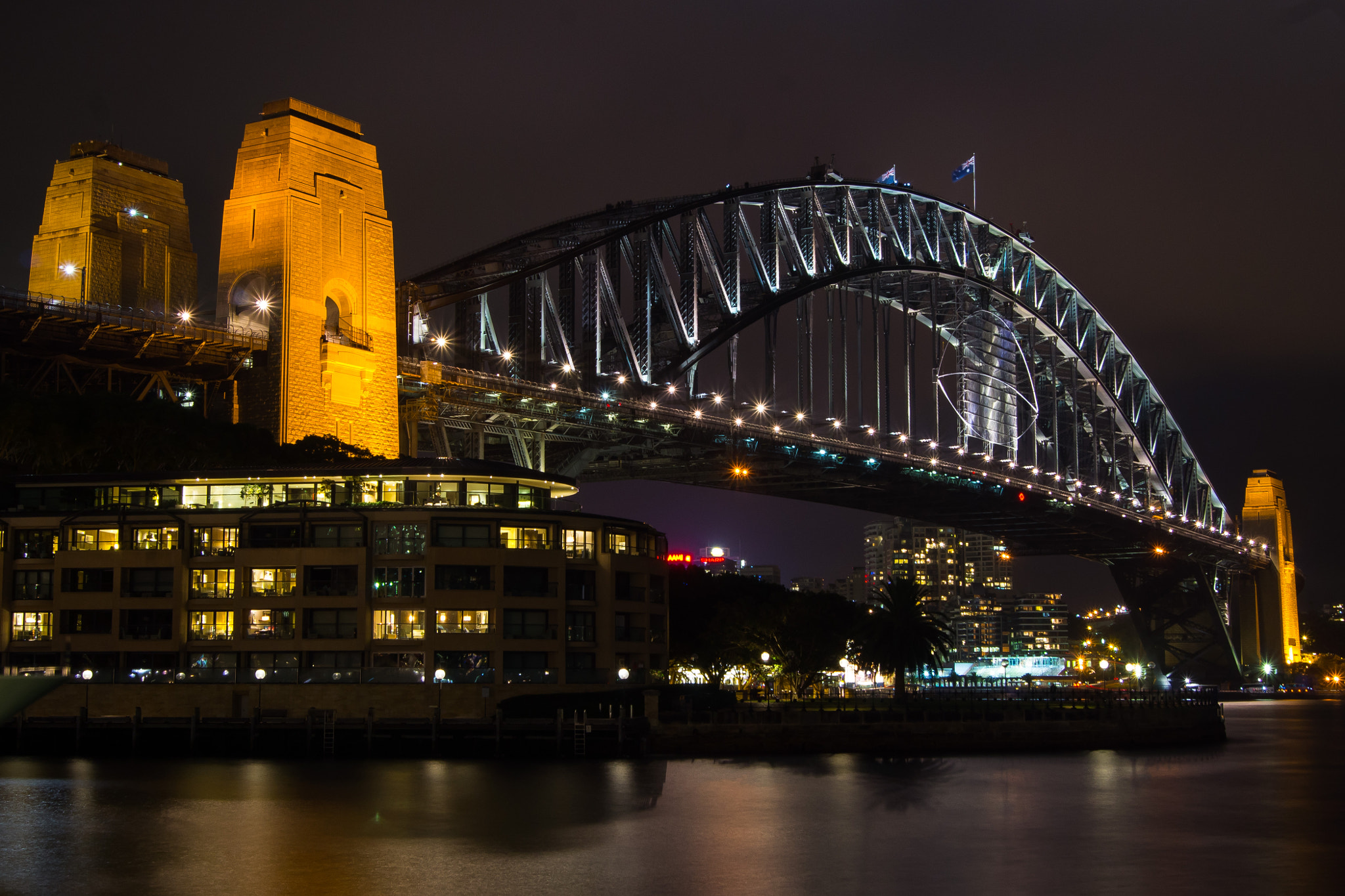 Sony SLT-A33 sample photo. Sydney harbour bridge photography