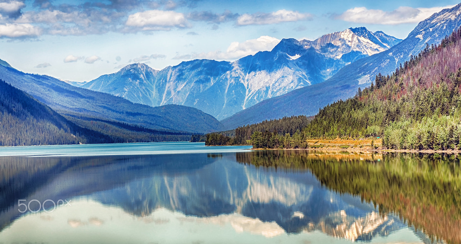 Nikon D200 sample photo. Reflection of british columbia photography
