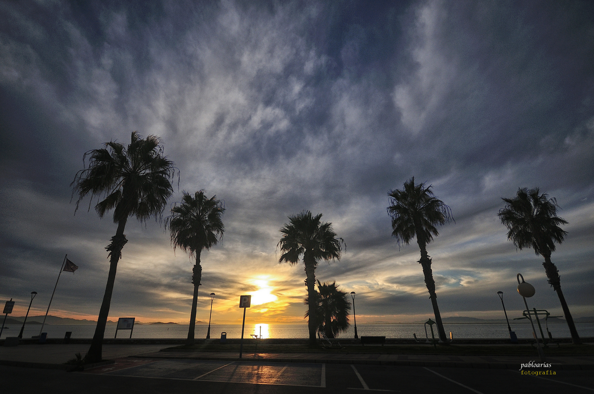 Sigma 10-20mm F4-5.6 EX DC HSM sample photo. Atardecer en el mar menor photography