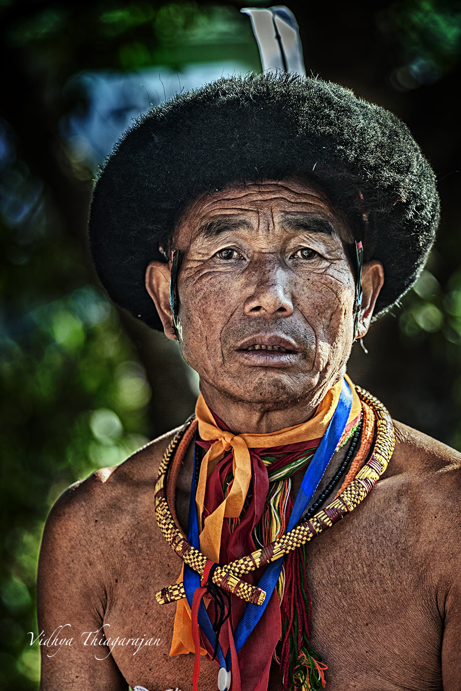 Nikon D700 + Nikon AF Nikkor 80-400mm F4.5-5.6D ED VR sample photo. Portrait of a tribesman photography