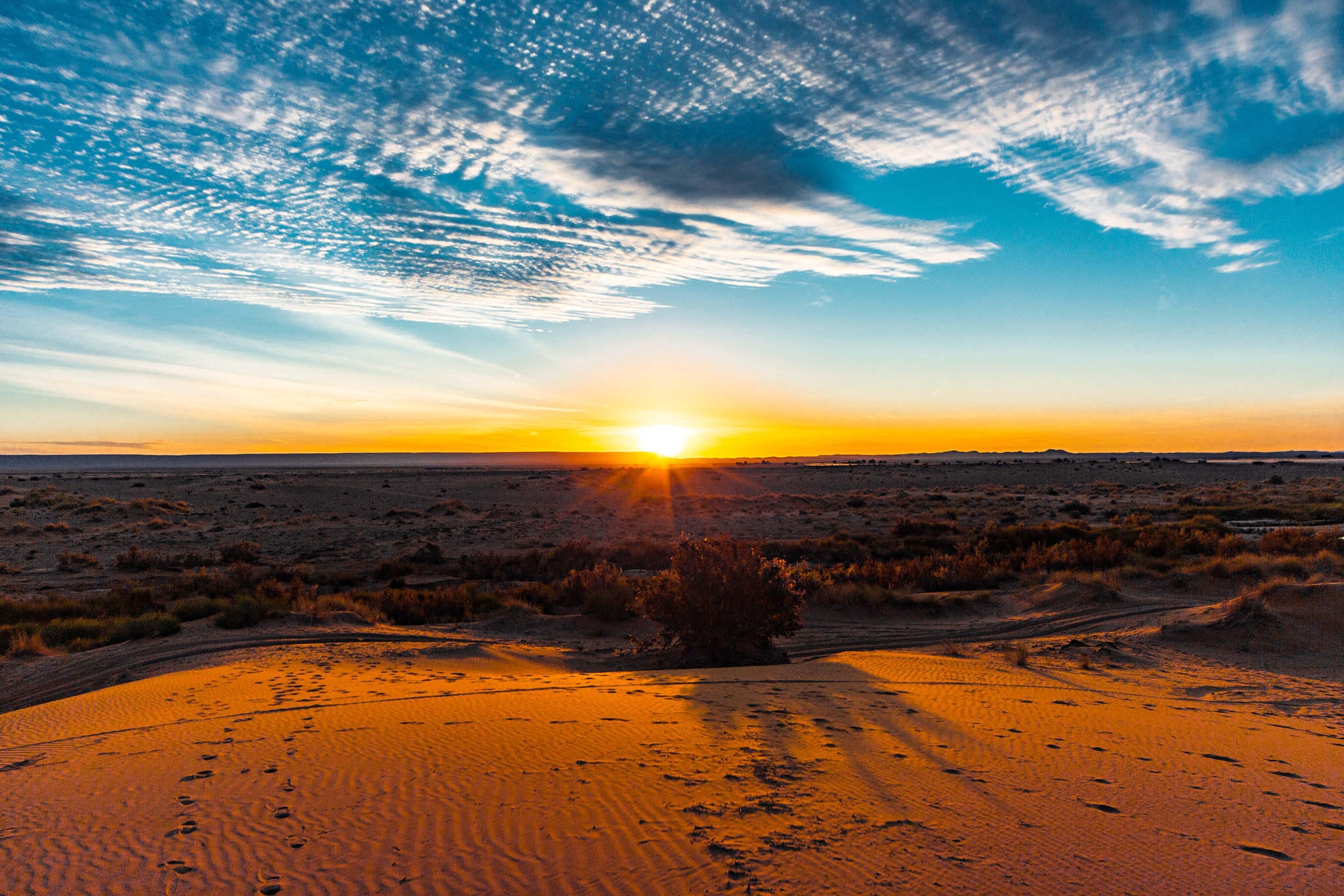 Canon EOS 6D sample photo. Sunrise in dunes photography