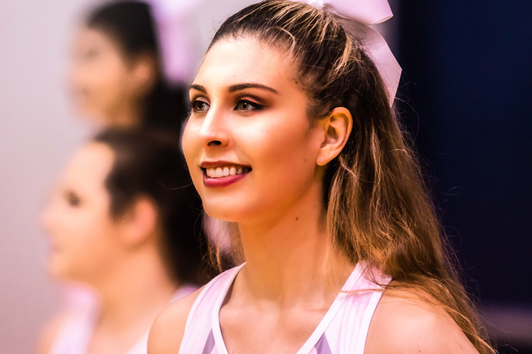 Canon EOS 70D + Canon EF 200mm F2.8L II USM sample photo. Cheerleader photography