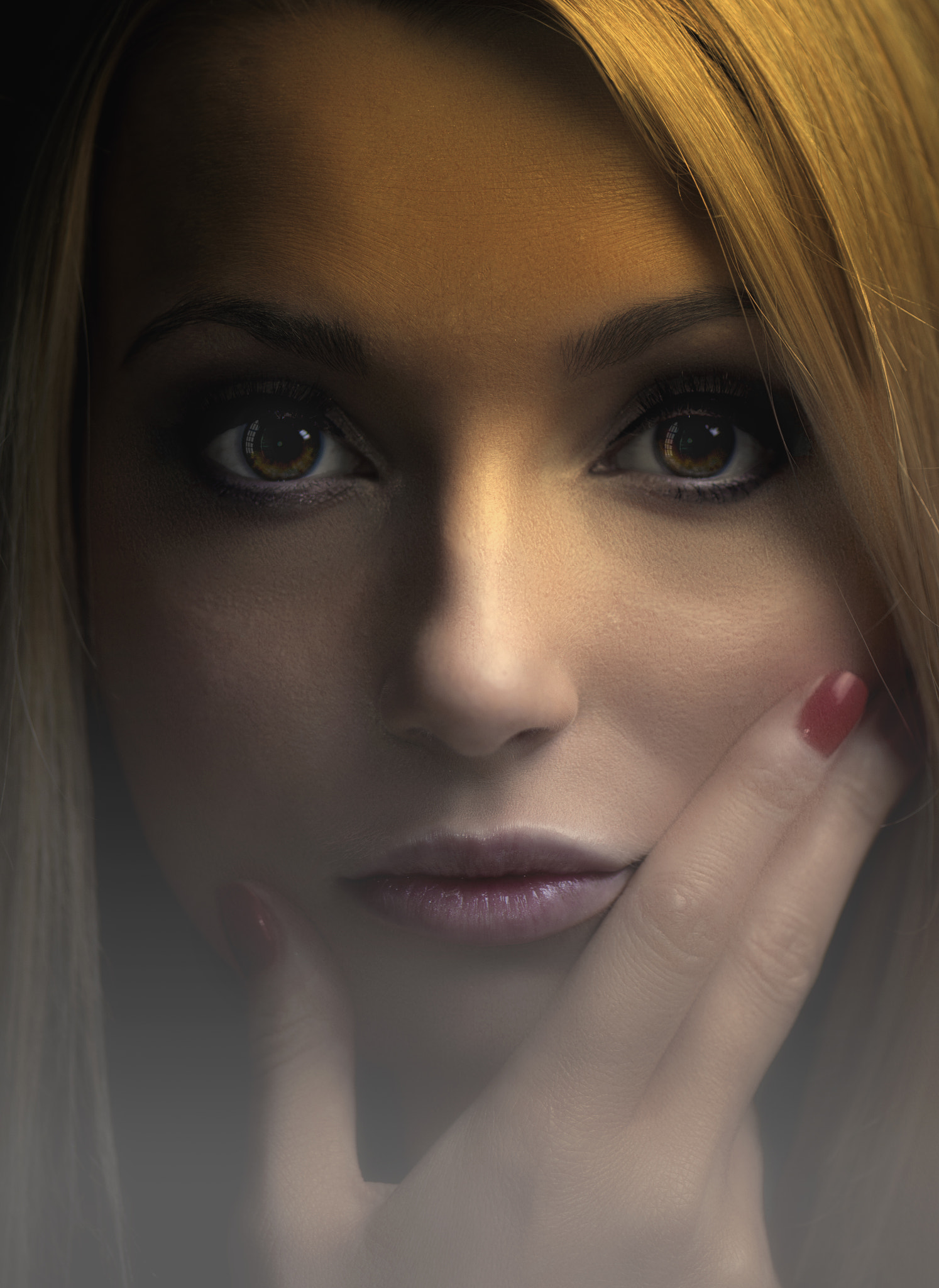 Nikon AF-S Micro-Nikkor 105mm F2.8G IF-ED VR sample photo. A woman's face photography