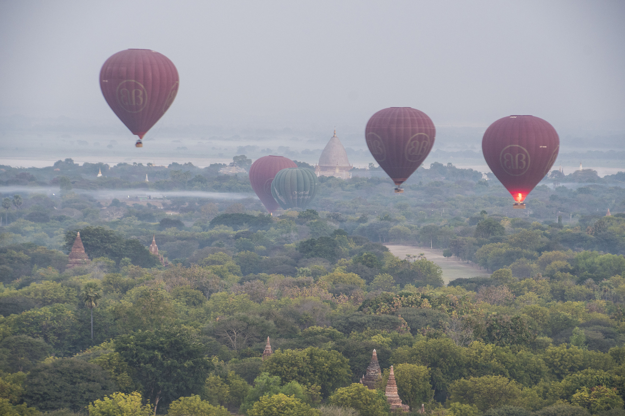Nikon D500 sample photo. Balloons and pagoda photography
