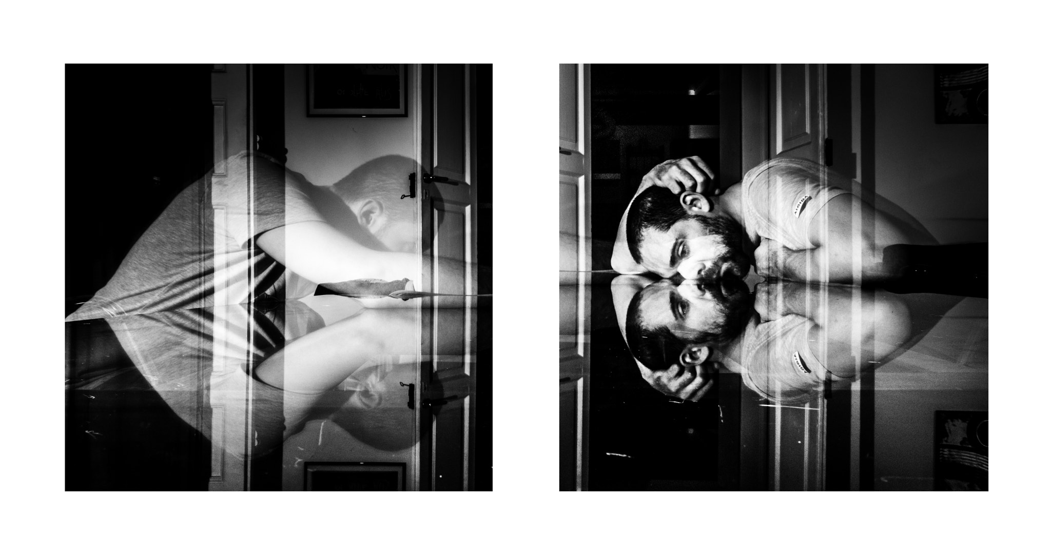 Olympus PEN-F sample photo. "self portrait diptych" photography