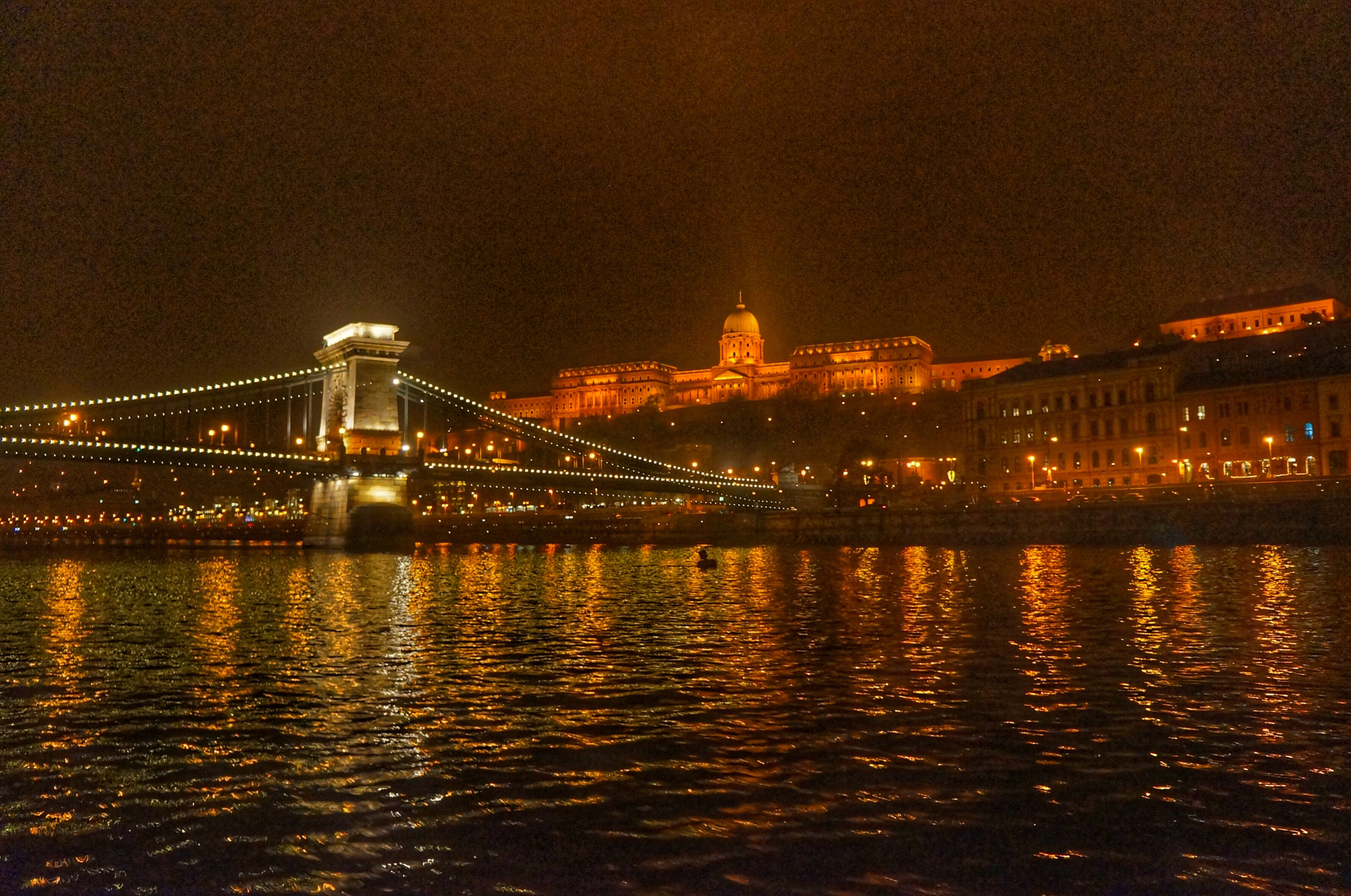 Sony Alpha NEX-5N sample photo. Chain bridge - budapest photography