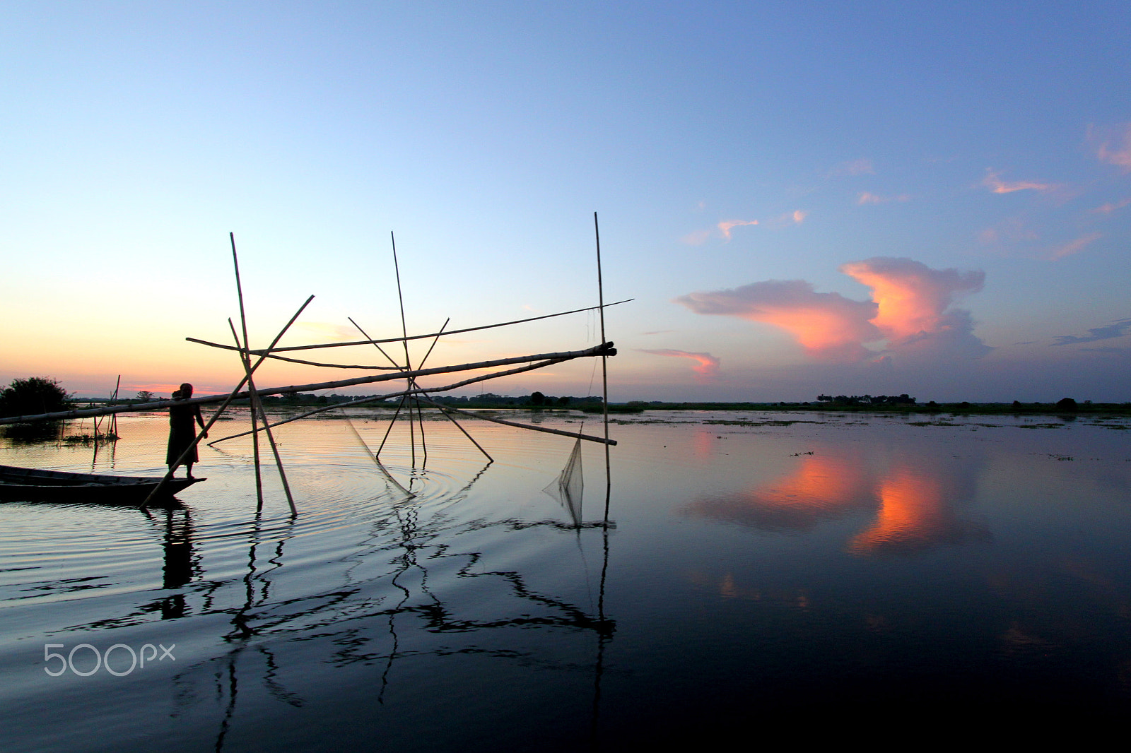 Canon EF-S 10-22mm F3.5-4.5 USM sample photo. Evening in arial beel ab02 photography