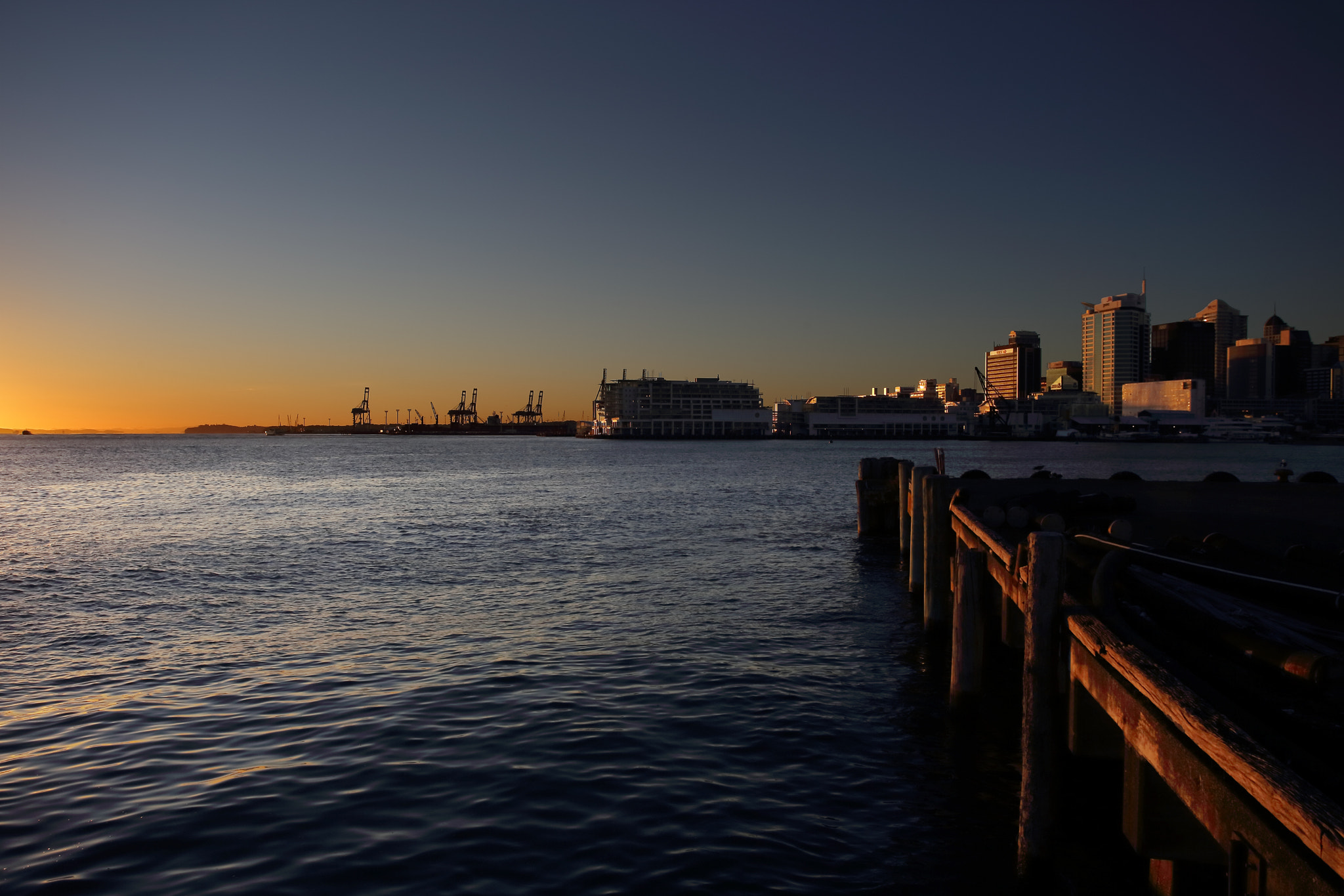 Canon EOS-1D C sample photo. Auckland cbd at sunrise photography