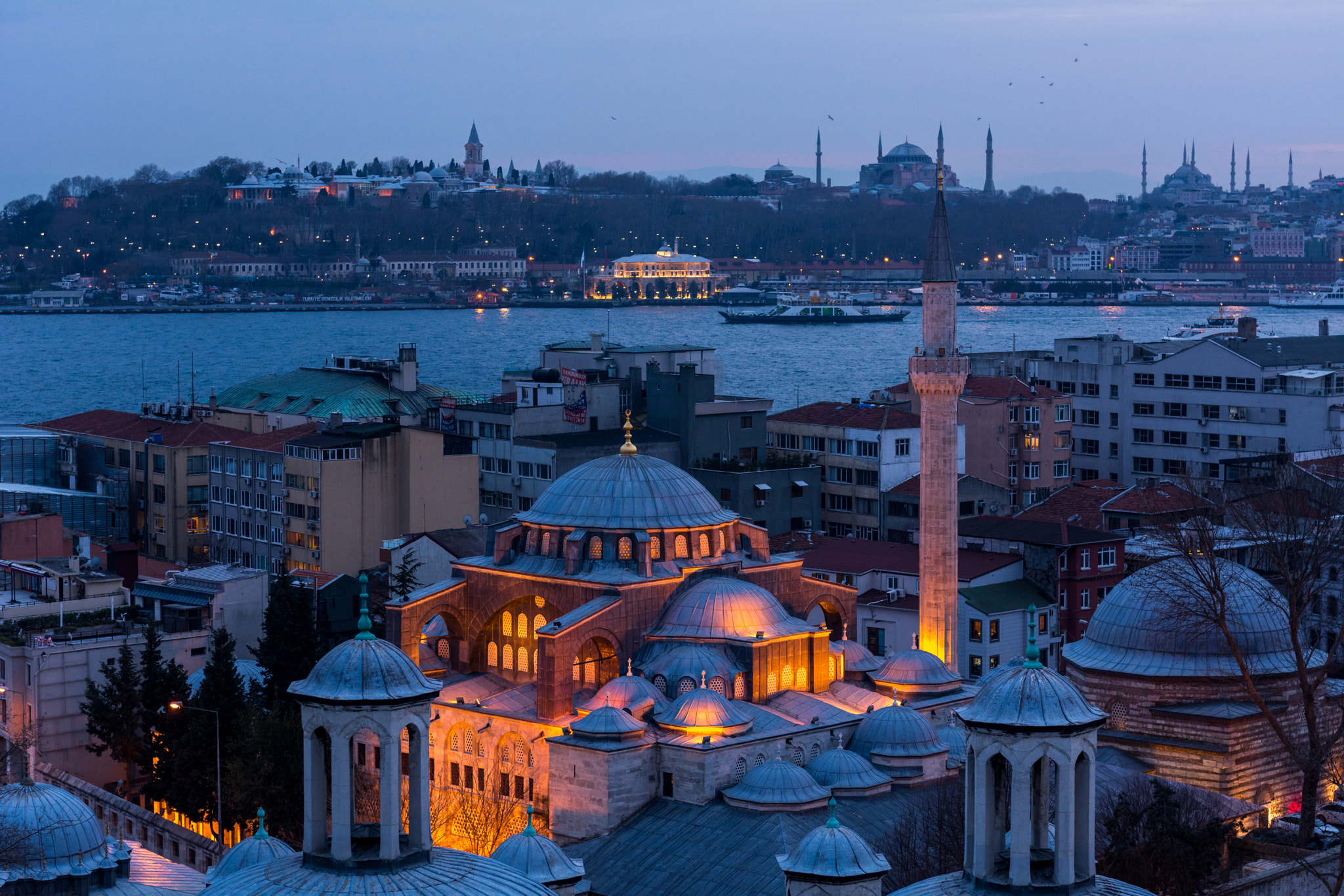 Nikon D7100 + Nikon AF-S Nikkor 24-70mm F2.8G ED sample photo. View from tophane-i amire istanbul photography