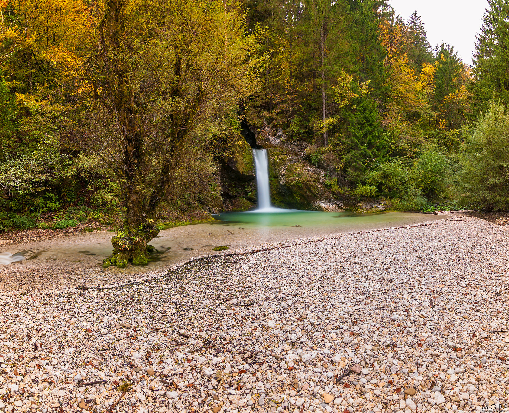 Nikon D200 sample photo. Grmečica waterfall, slovenia photography