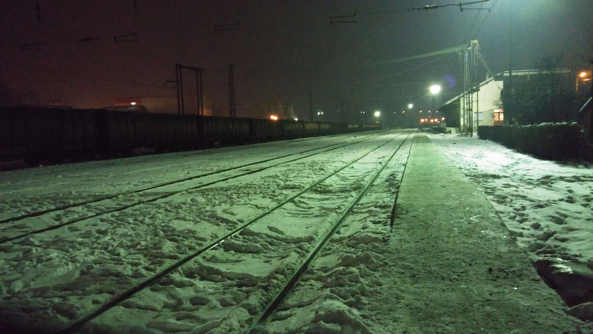 LG H650E sample photo. Railway station photography