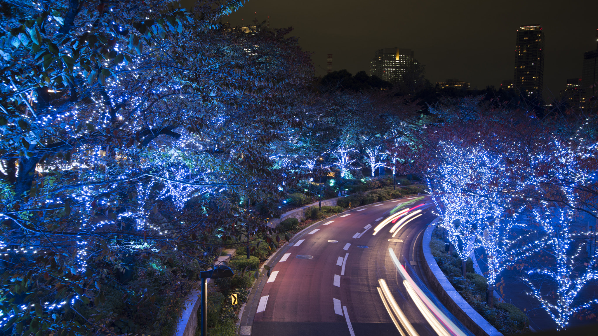 Tamron 18-270mm F3.5-6.3 Di II PZD sample photo. Tokyo illumination at roppongi hills photography