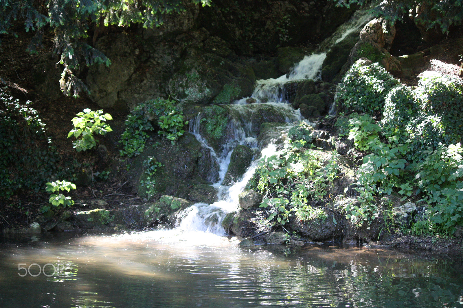 Canon EF-S 55-250mm F4-5.6 IS sample photo. Waterfall photography
