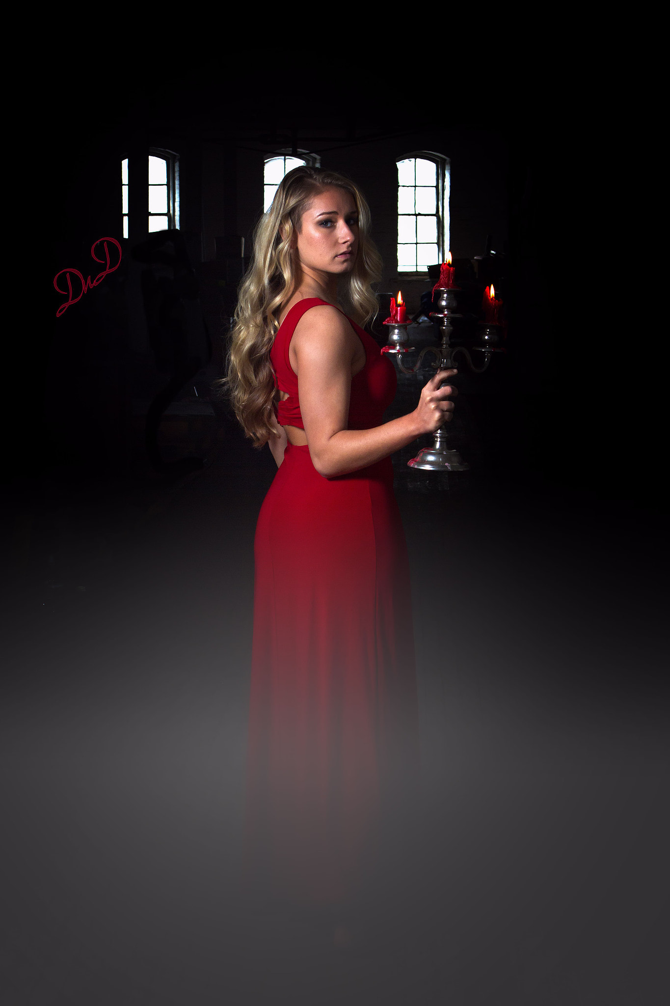 EF28-70mm f/2.8L USM sample photo. Red dress photography