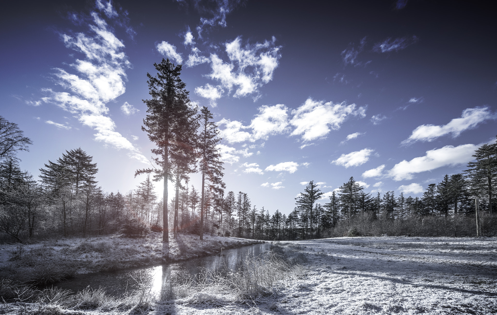 Canon EF 11-24mm F4L USM sample photo. Skørping winterscape photography