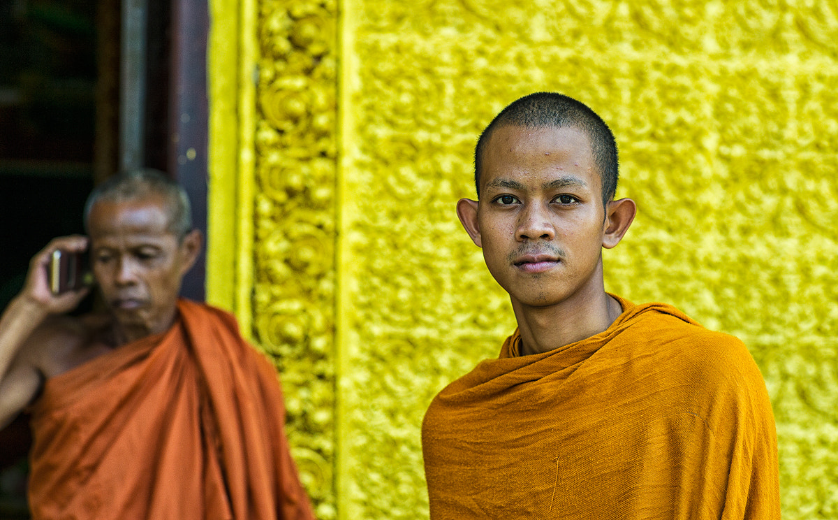 Summicron-M 1:2/90 Leitz sample photo. Trainee monks 1 photography