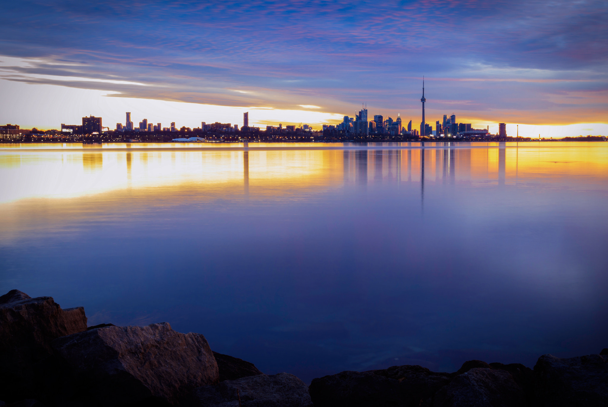 Canon EF 24-70mm F2.8L II USM sample photo. Toronto skyline photography