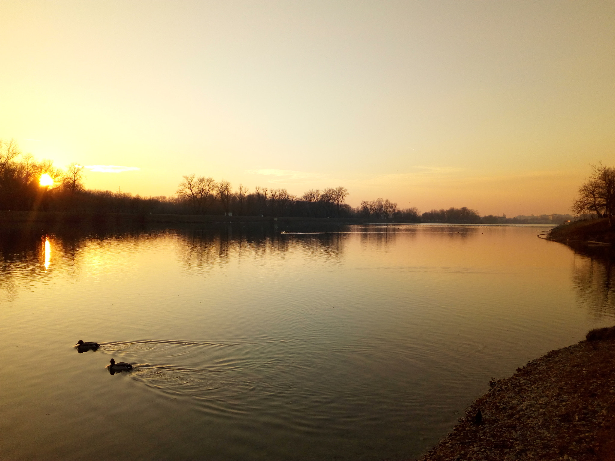 HUAWEI Honor 5A sample photo. Sunset on the lake photography