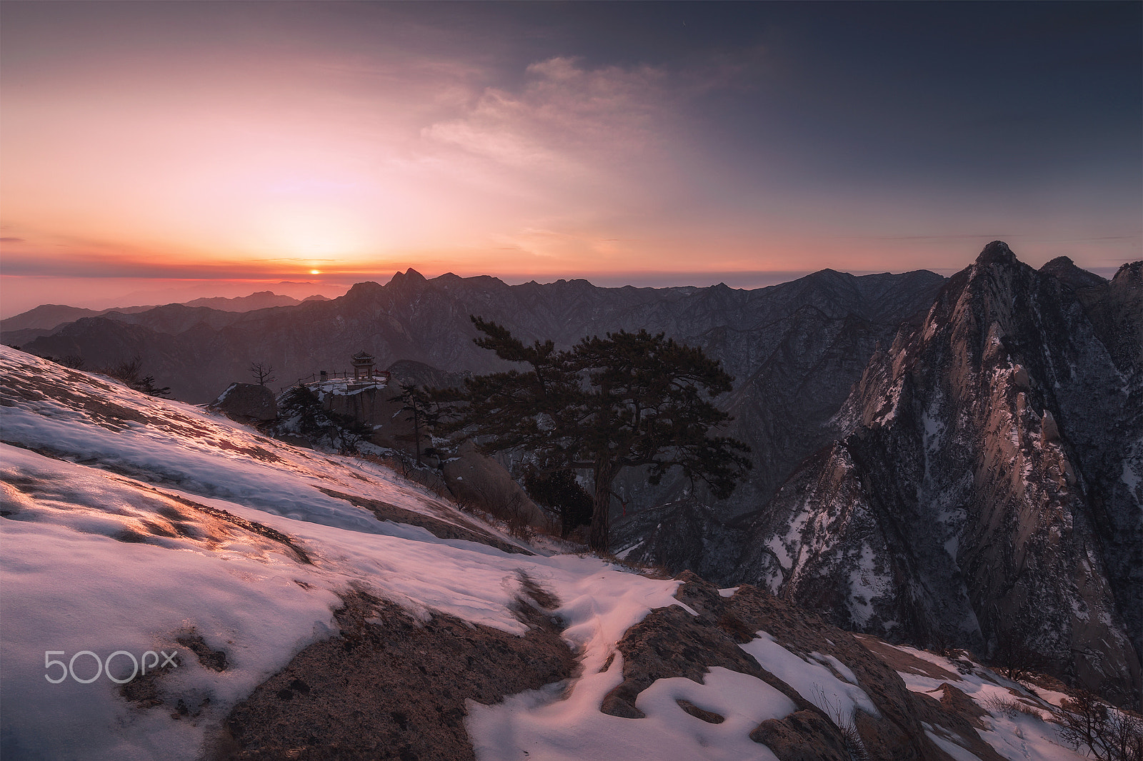 Canon EOS 6D sample photo. Huashan sunrise photography