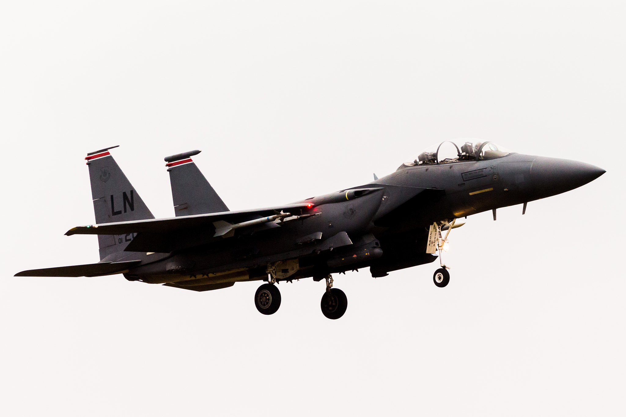 150-600mm F5-6.3 DG OS HSM | Contemporary 015 sample photo. F-15e on approach photography
