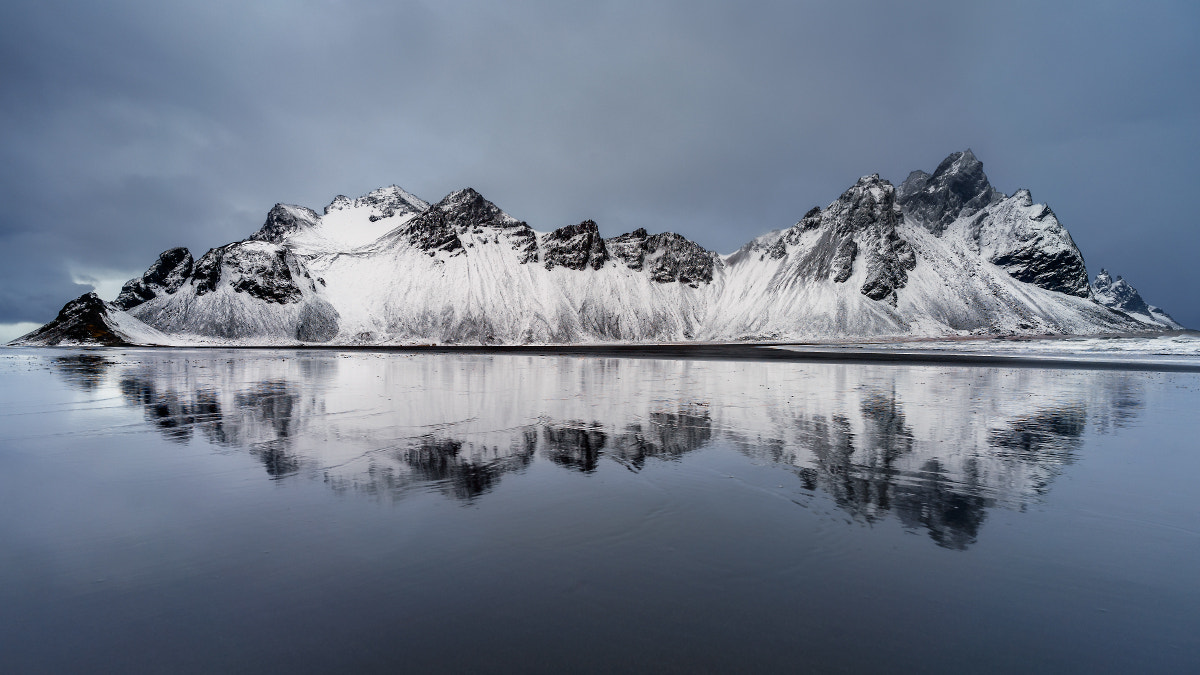 ZEISS Batis 18mm F2.8 sample photo. Vestarhorn reflection photography