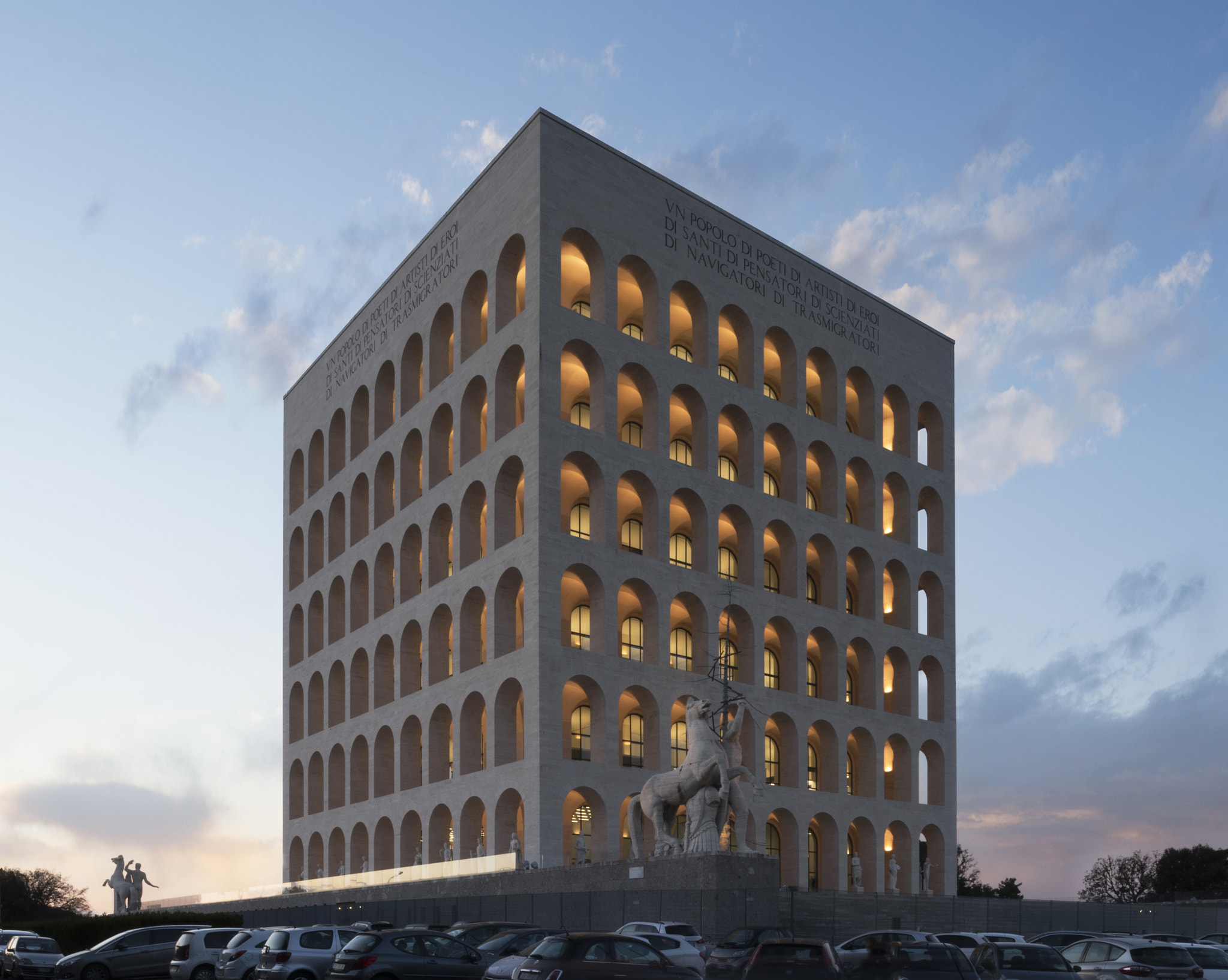 Nikon D810 + Nikon PC-E Nikkor 24mm F3.5D ED Tilt-Shift sample photo. Palazzo della civiltà italiana photography