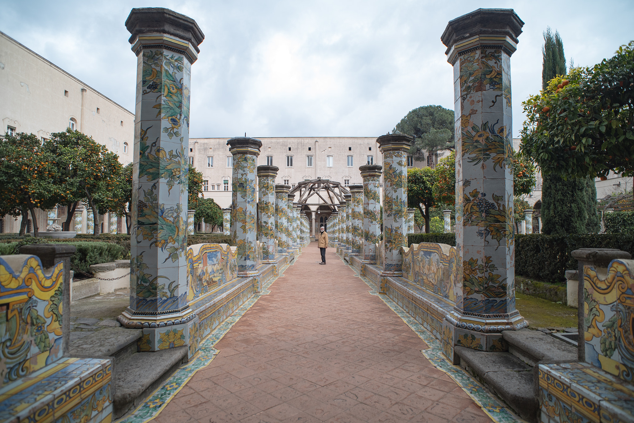 AF Nikkor 20mm f/2.8 sample photo. Garden in napoli photography