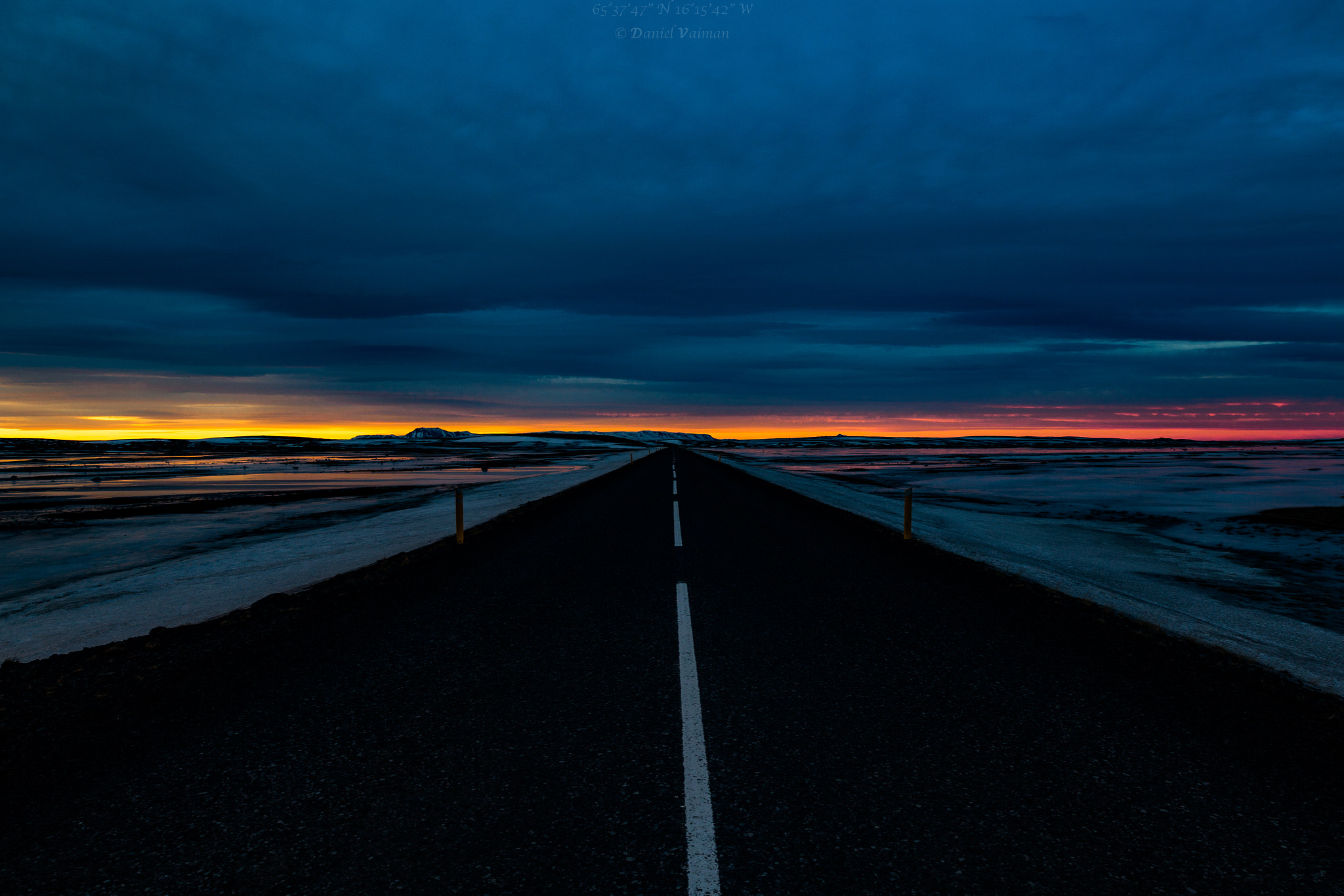 Canon EOS 6D sample photo. The epic sunset in iceland photography