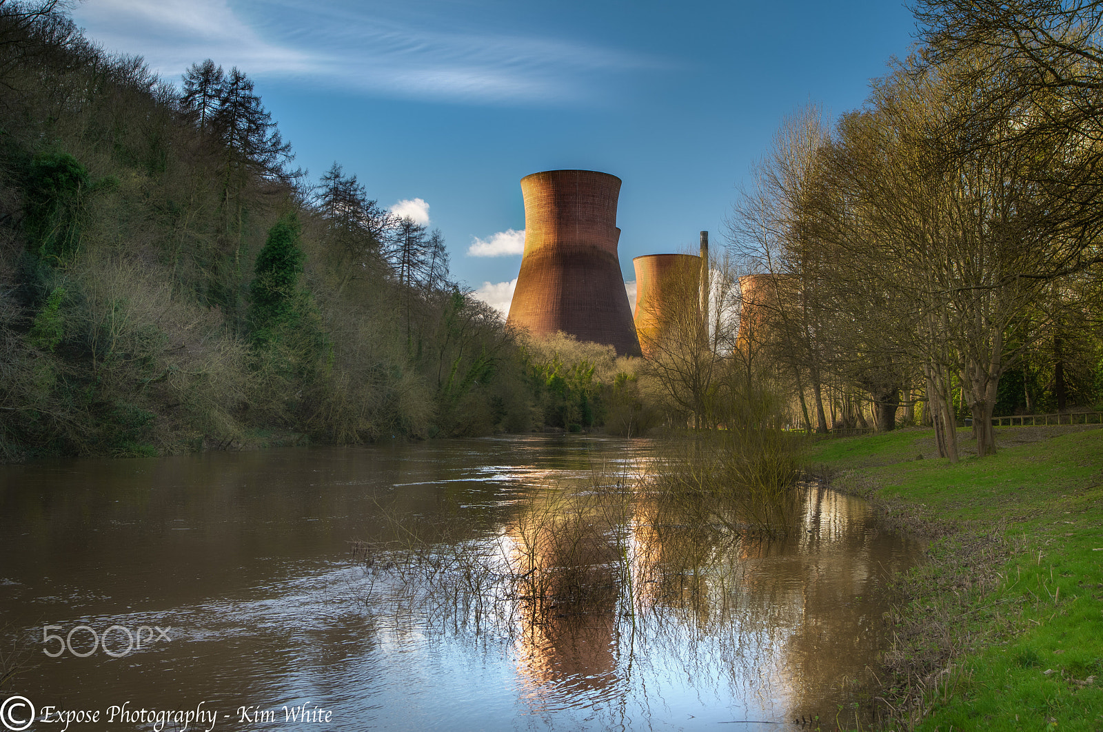 Nikon D500 sample photo. Ironbridge cooling towers photography