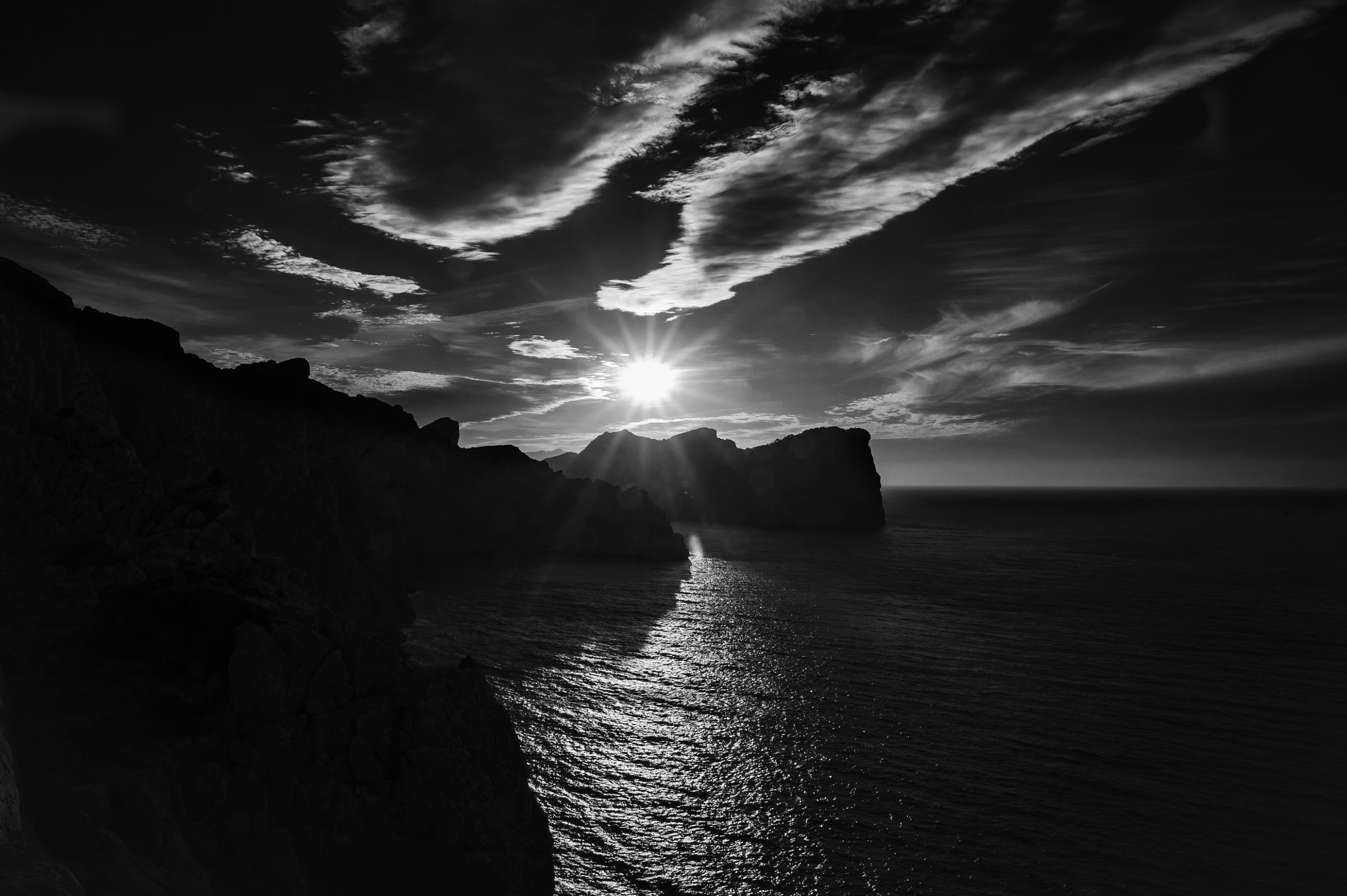 Nikon D700 sample photo. Sunset at cap formentor photography