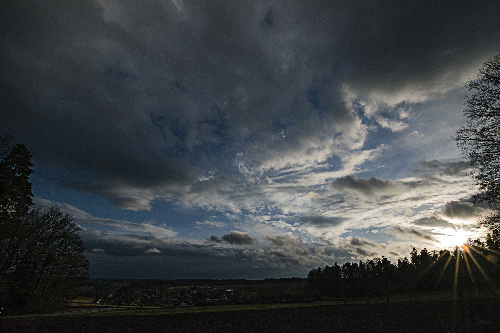 Tamron SP 15-30mm F2.8 Di VC USD sample photo. Stormy sundown photography