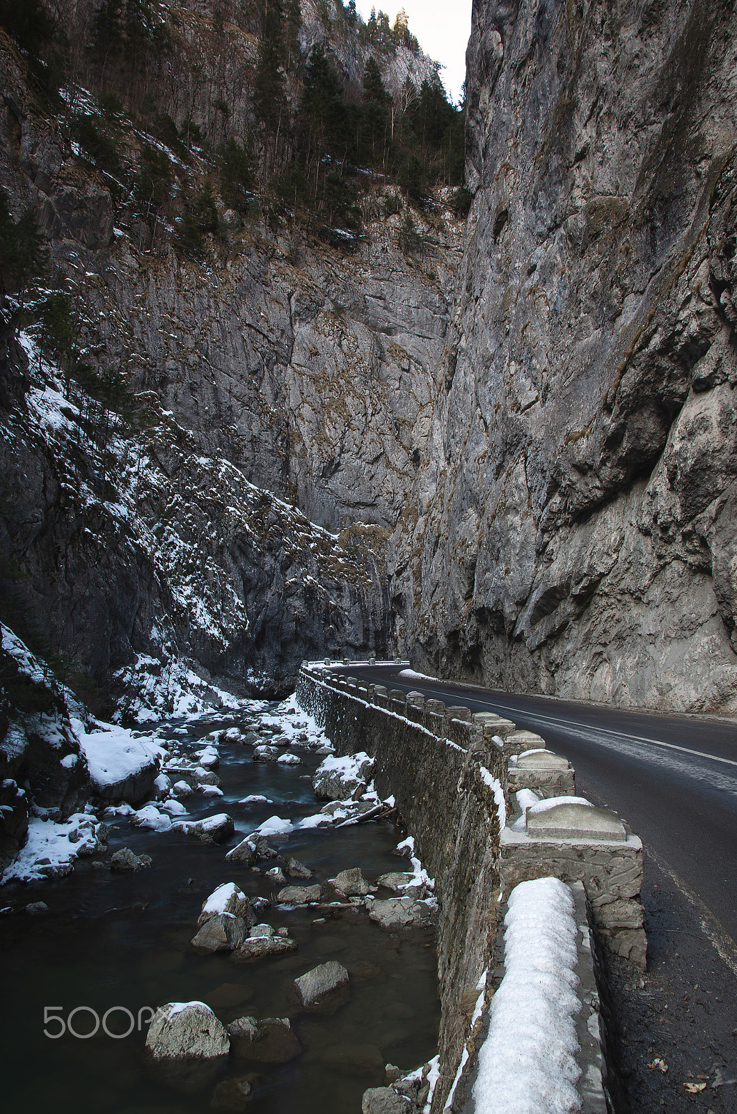 Pentax K-500 sample photo. Bicaz canyon photography