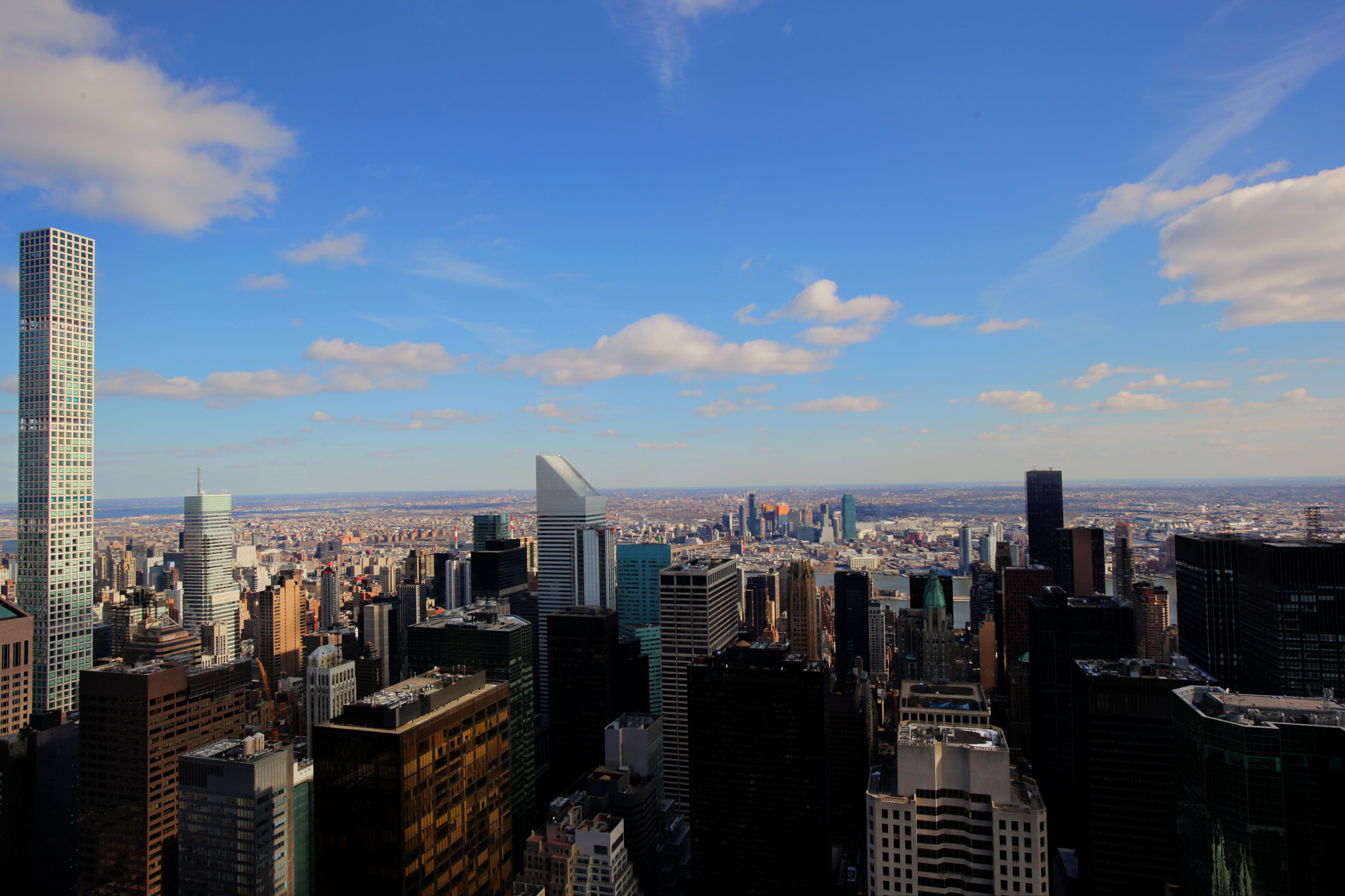 Canon EOS 5D Mark II sample photo. East manhattan from top of the rock 2 photography