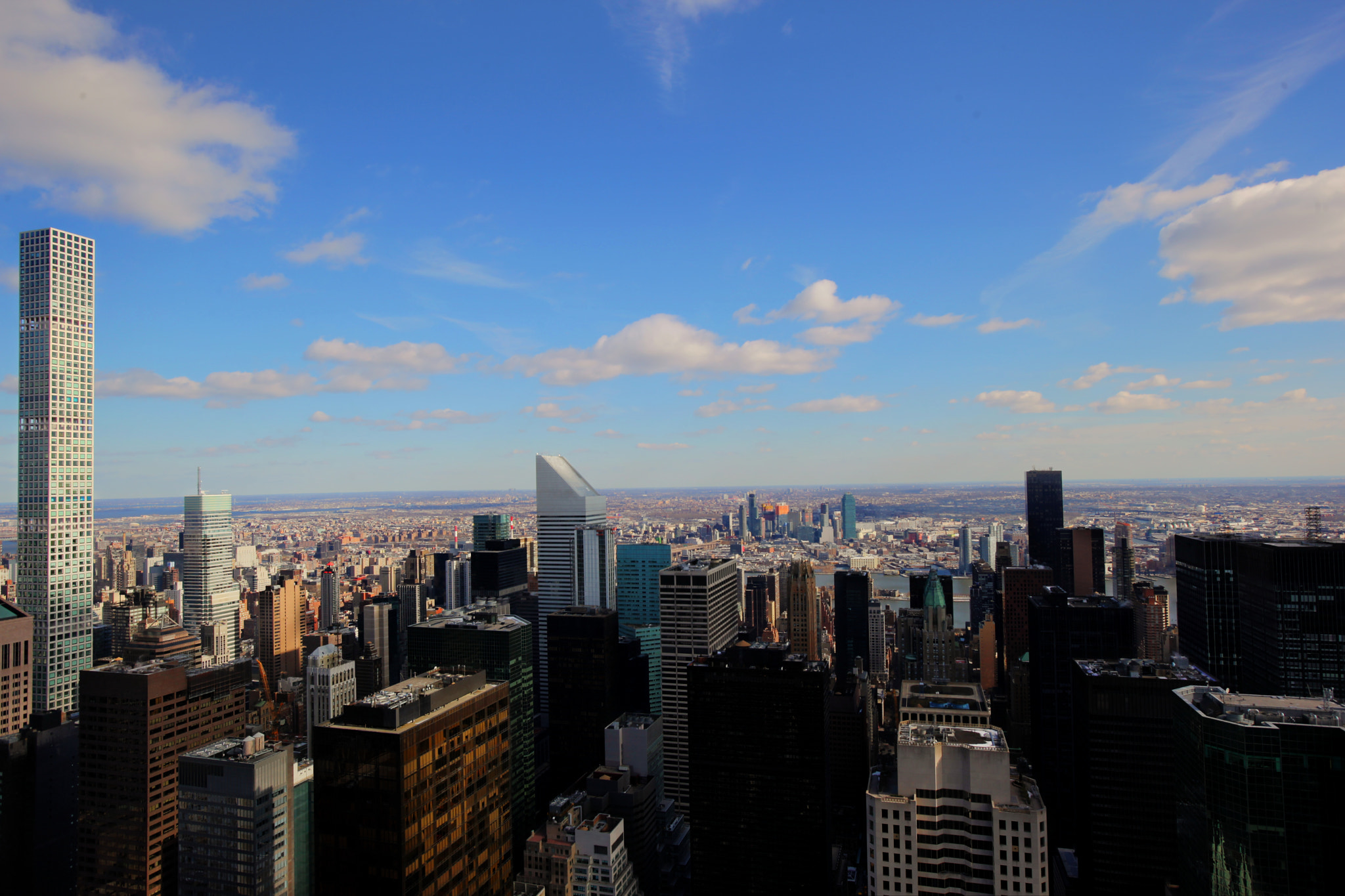 Canon EF 16-35mm F2.8L USM sample photo. East manhattan from top of the rock 2 photography