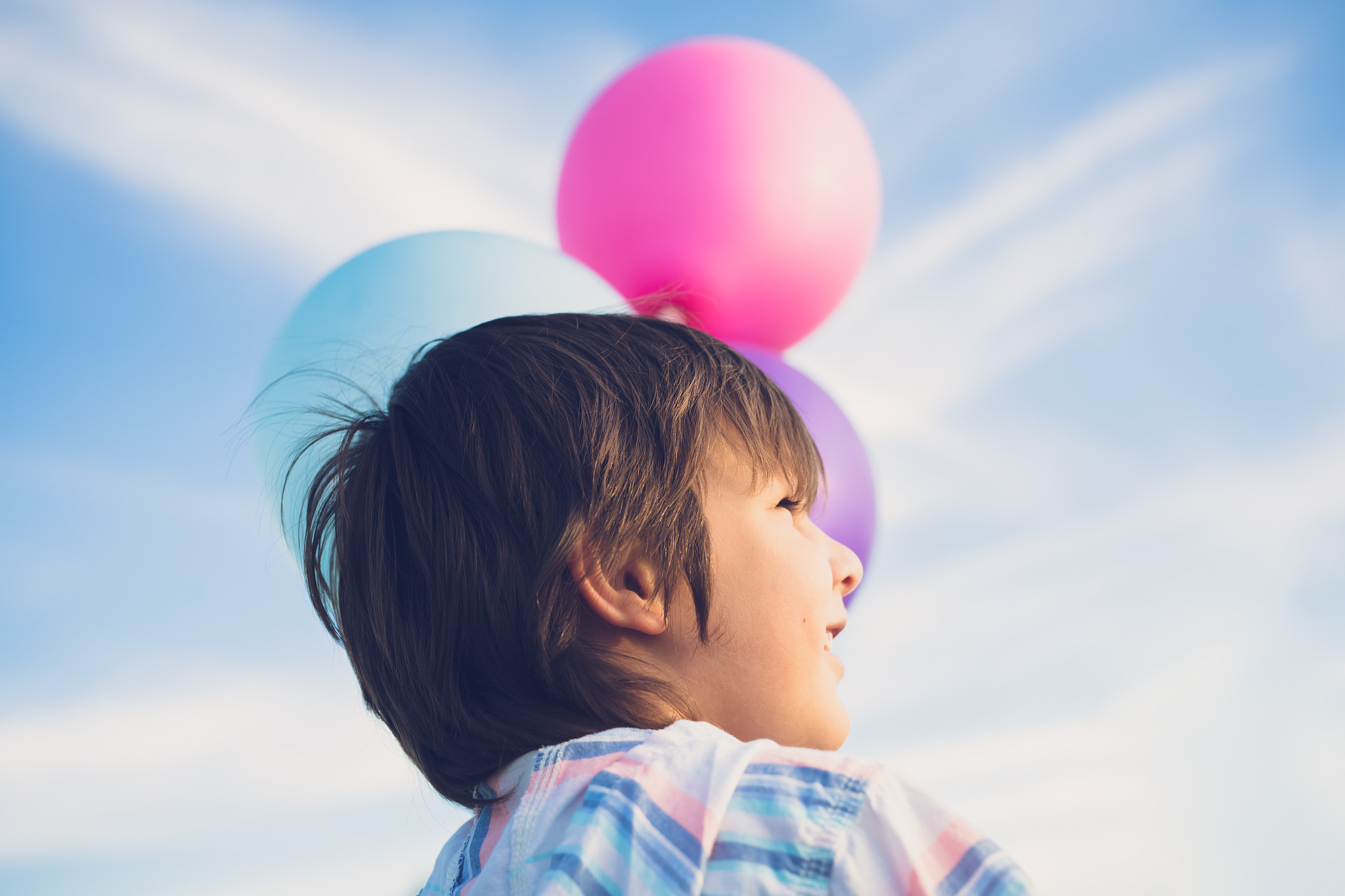 Sigma 50mm F1.4 EX DG HSM sample photo. Balloons photography