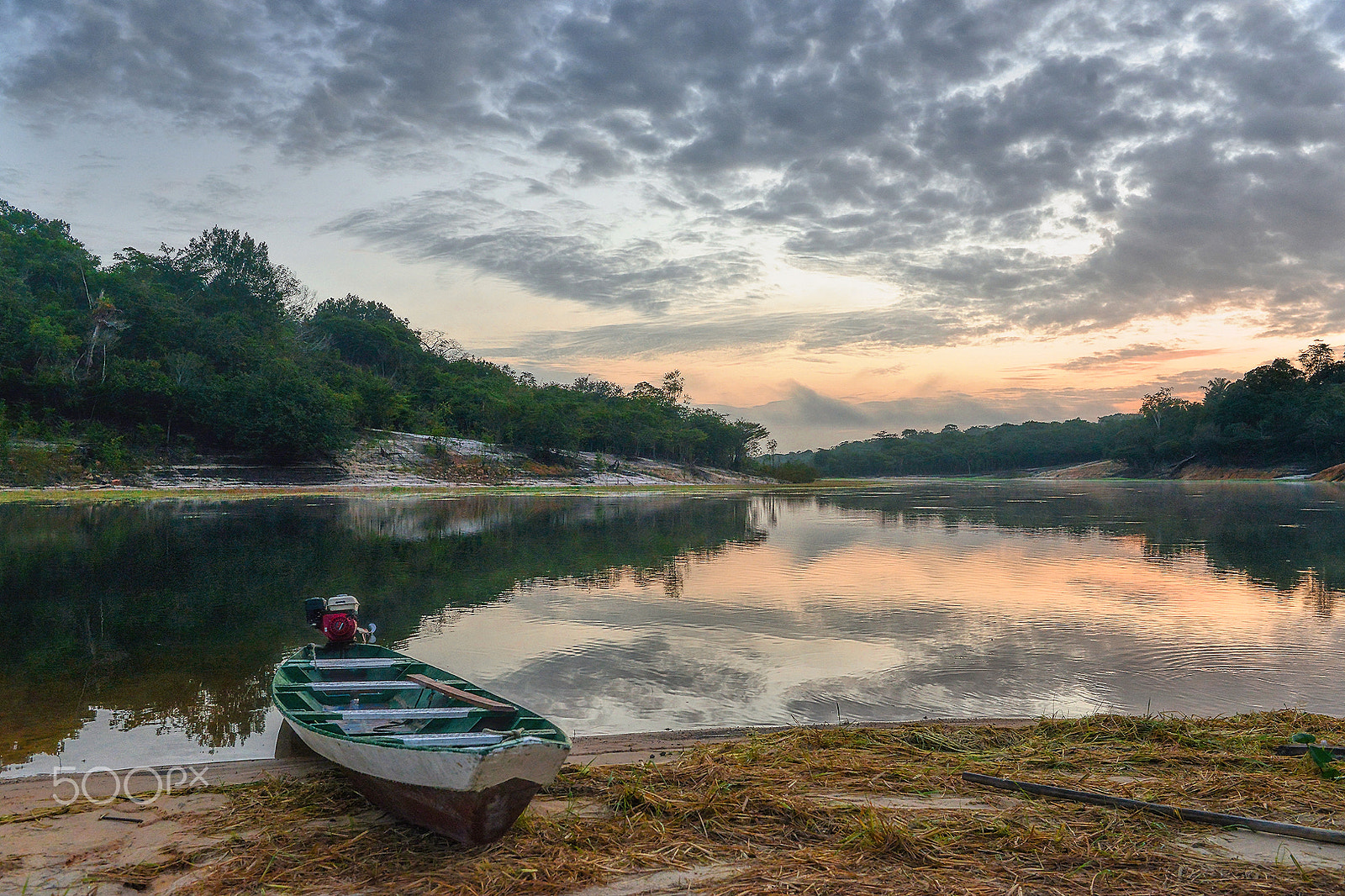 Nikon AF-S Nikkor 24-70mm F2.8E ED VR sample photo. Sunrise on amazon photography
