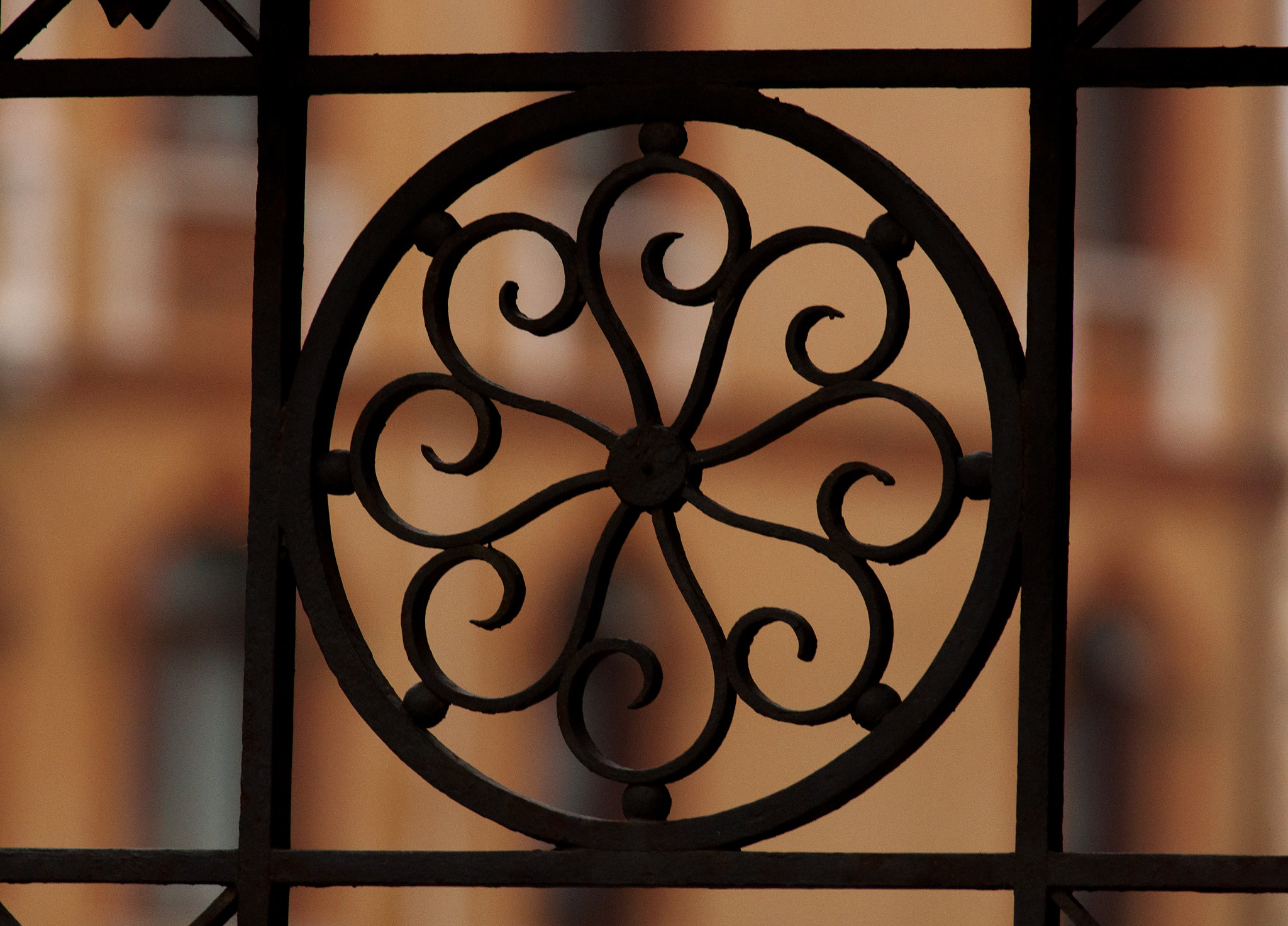 Nikon AF-Nikkor 80-200mm F2.8D ED sample photo. Venice ornate grillwork circle photography