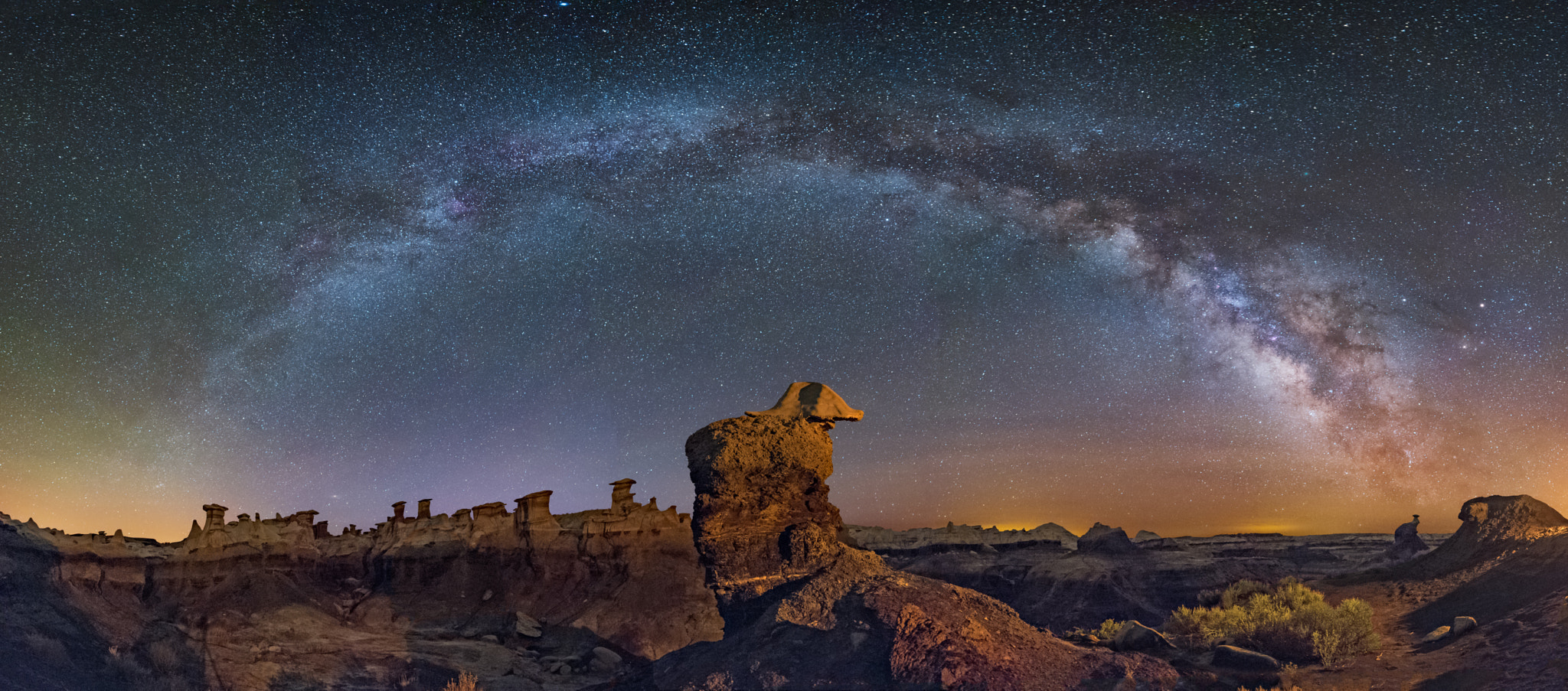 Nikon D810A + Nikon AF-S Nikkor 14-24mm F2.8G ED sample photo. The sphinx of the bisti badlands photography