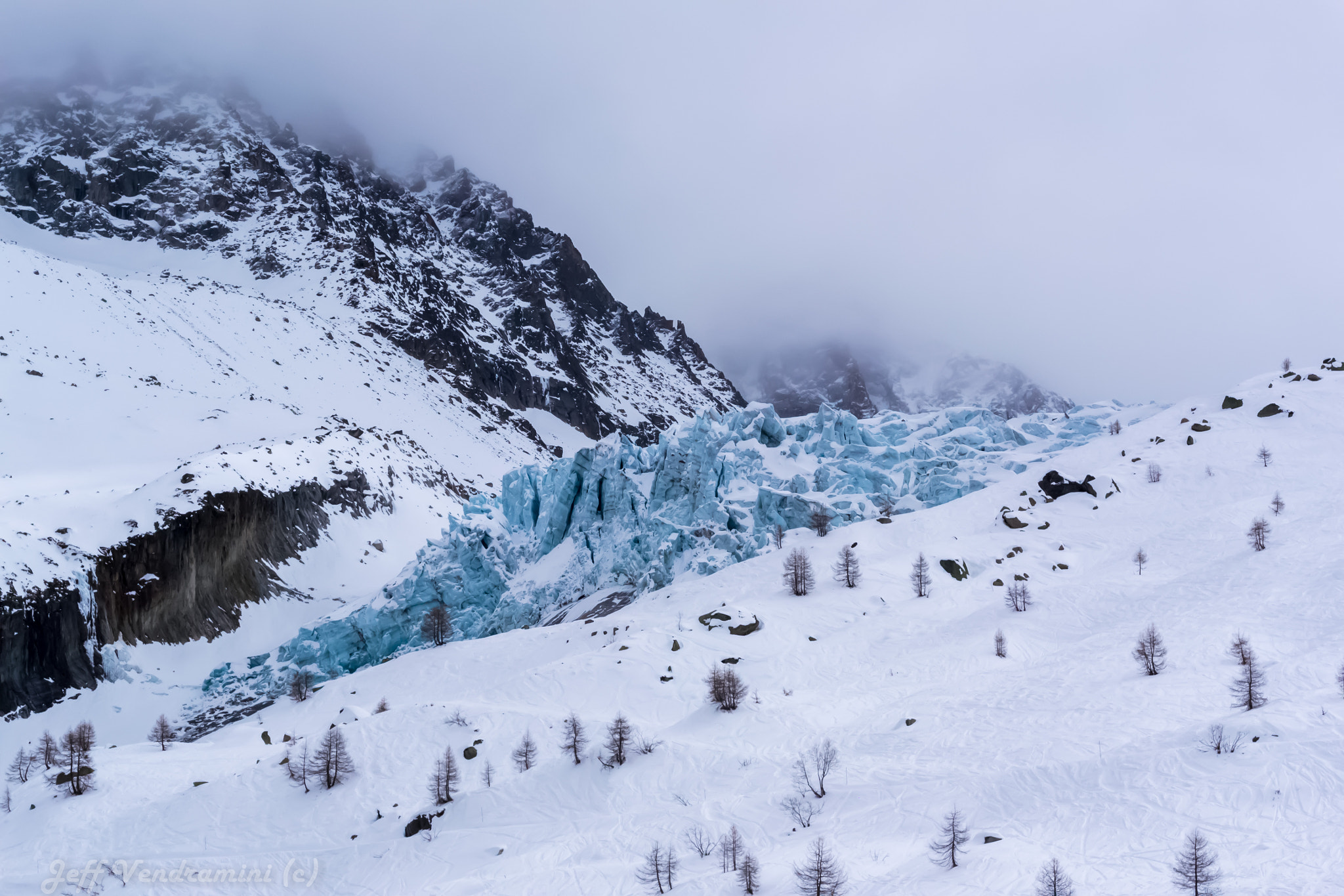 Nikon 1 AW1 sample photo. Glacier of argentière photography
