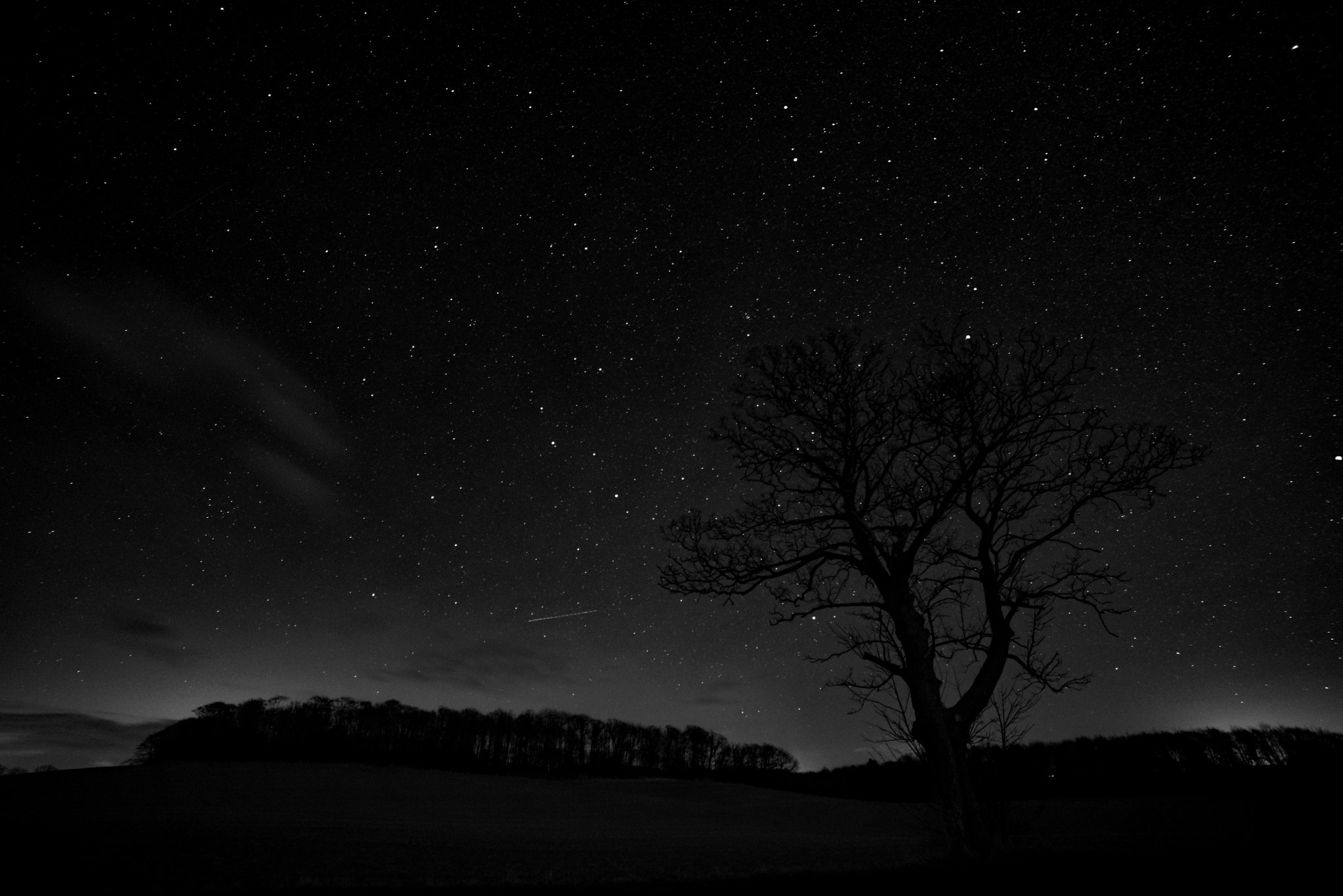 Samyang 14mm F2.8 ED AS IF UMC sample photo. Bw night photography