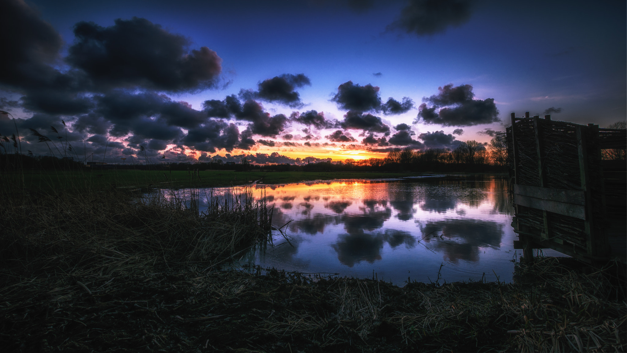 Sony ILCA-77M2 + Sigma 10-20mm F3.5 EX DC HSM sample photo. Sunset biesland photography