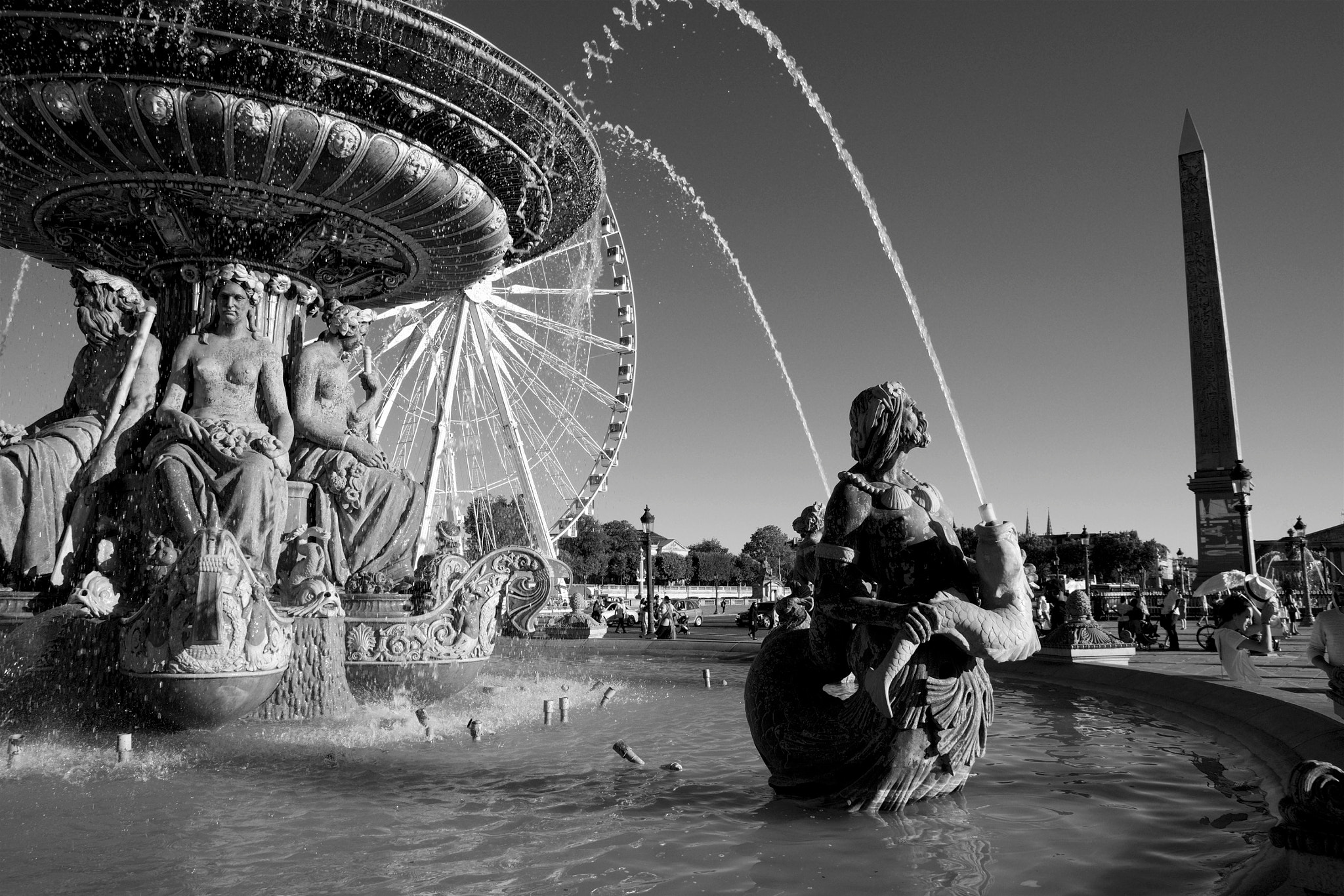 Sony SLT-A65 (SLT-A65V) sample photo. Paris fontaine photography