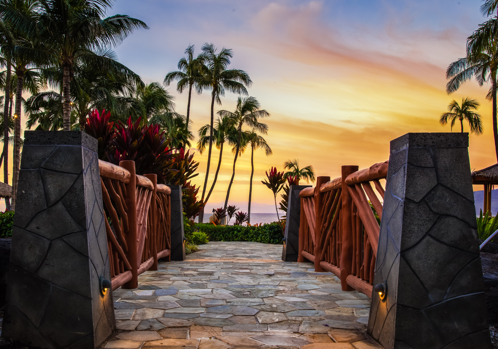 Sigma 24-35mm F2 DG HSM Art sample photo. Looking out at kaanapali sunset. photography
