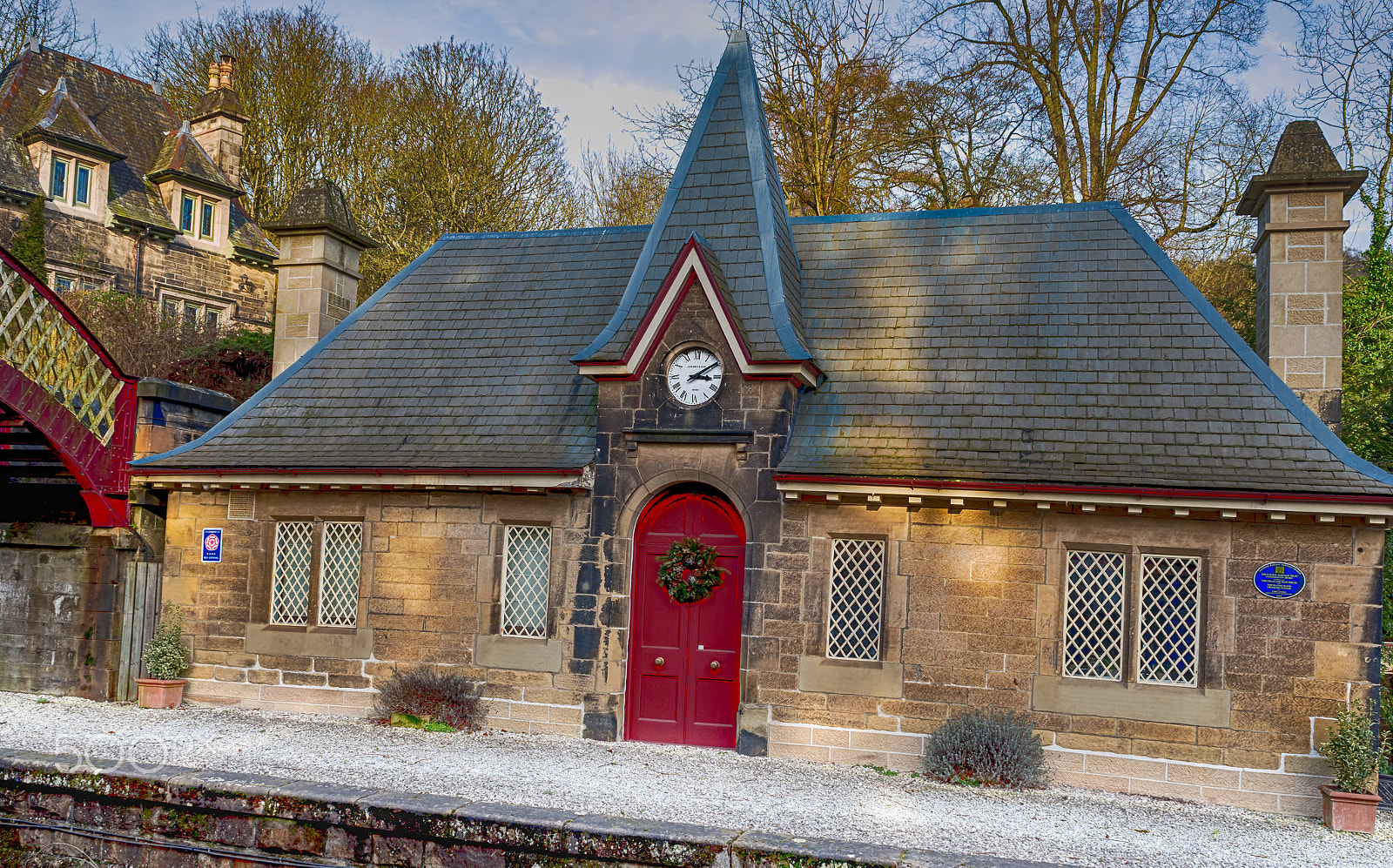 Sigma 24-70mm F2.8 EX DG HSM sample photo. Cromford station photography